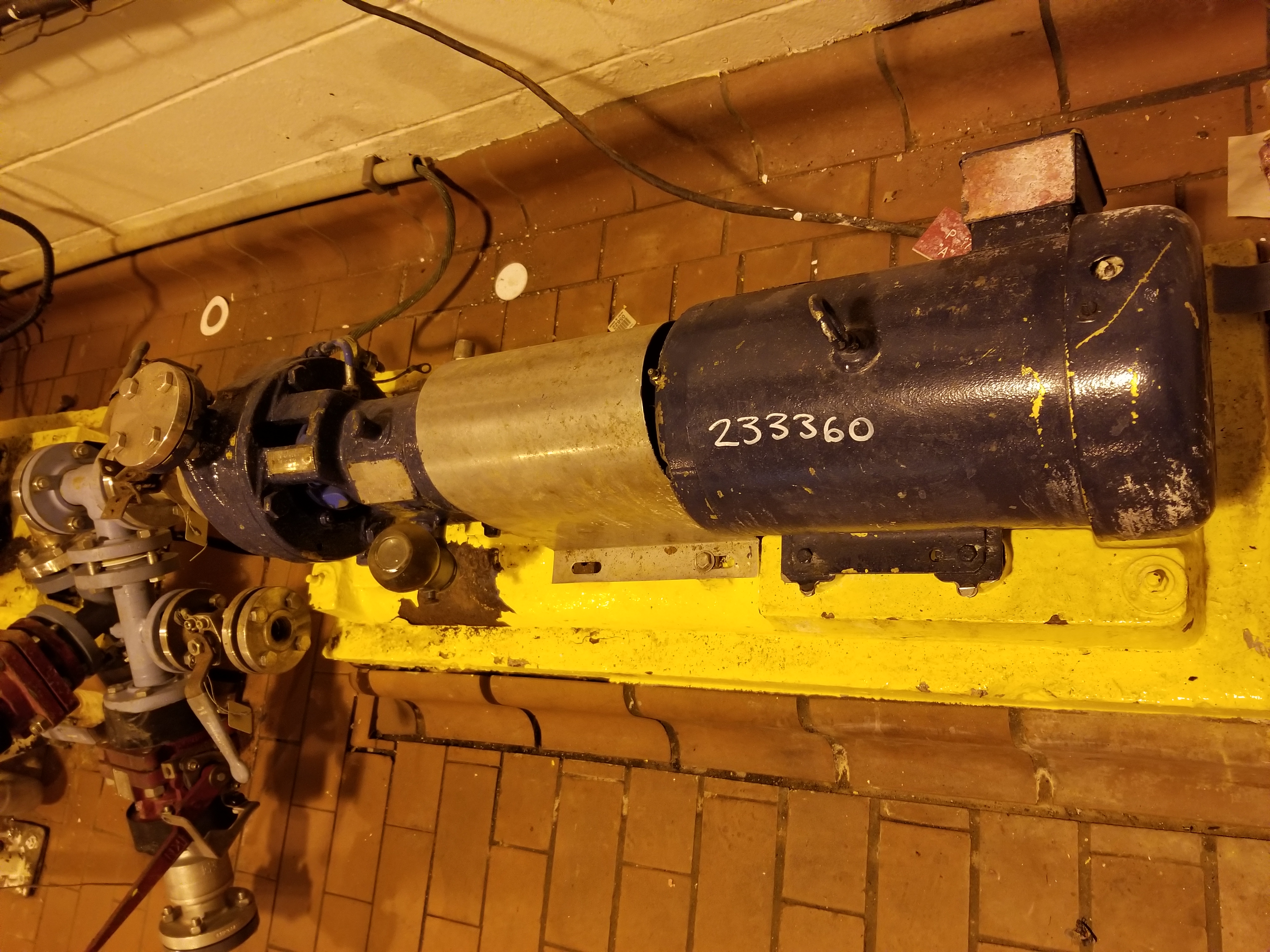 Stainless Steel 316 Goulds ITT 3196 Centrifugal Pump - IPP# 233360