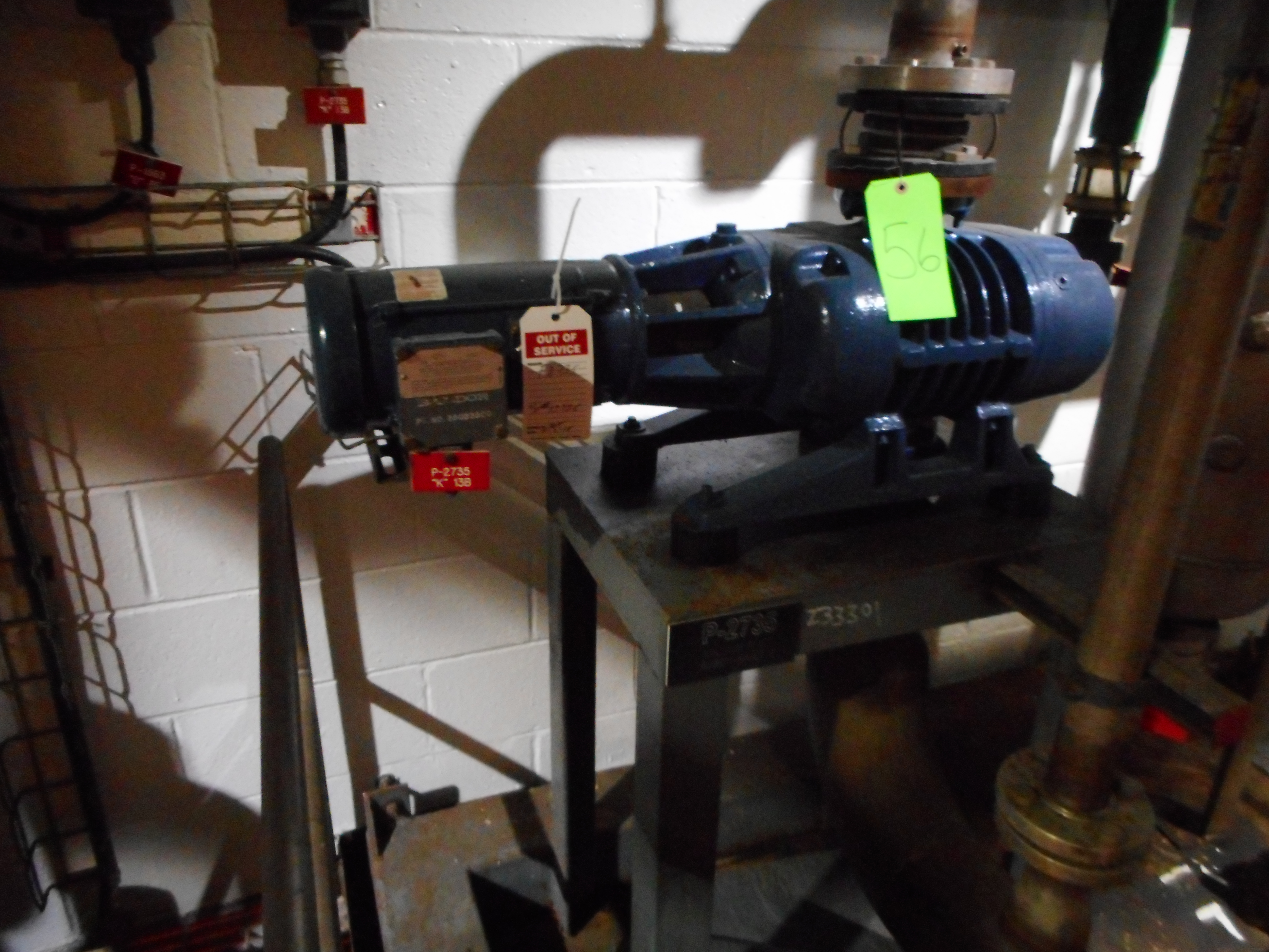 Carbon Steel Leybold-Heraeus Ruvac 500 Pump-Vacuum - IPP# 233301