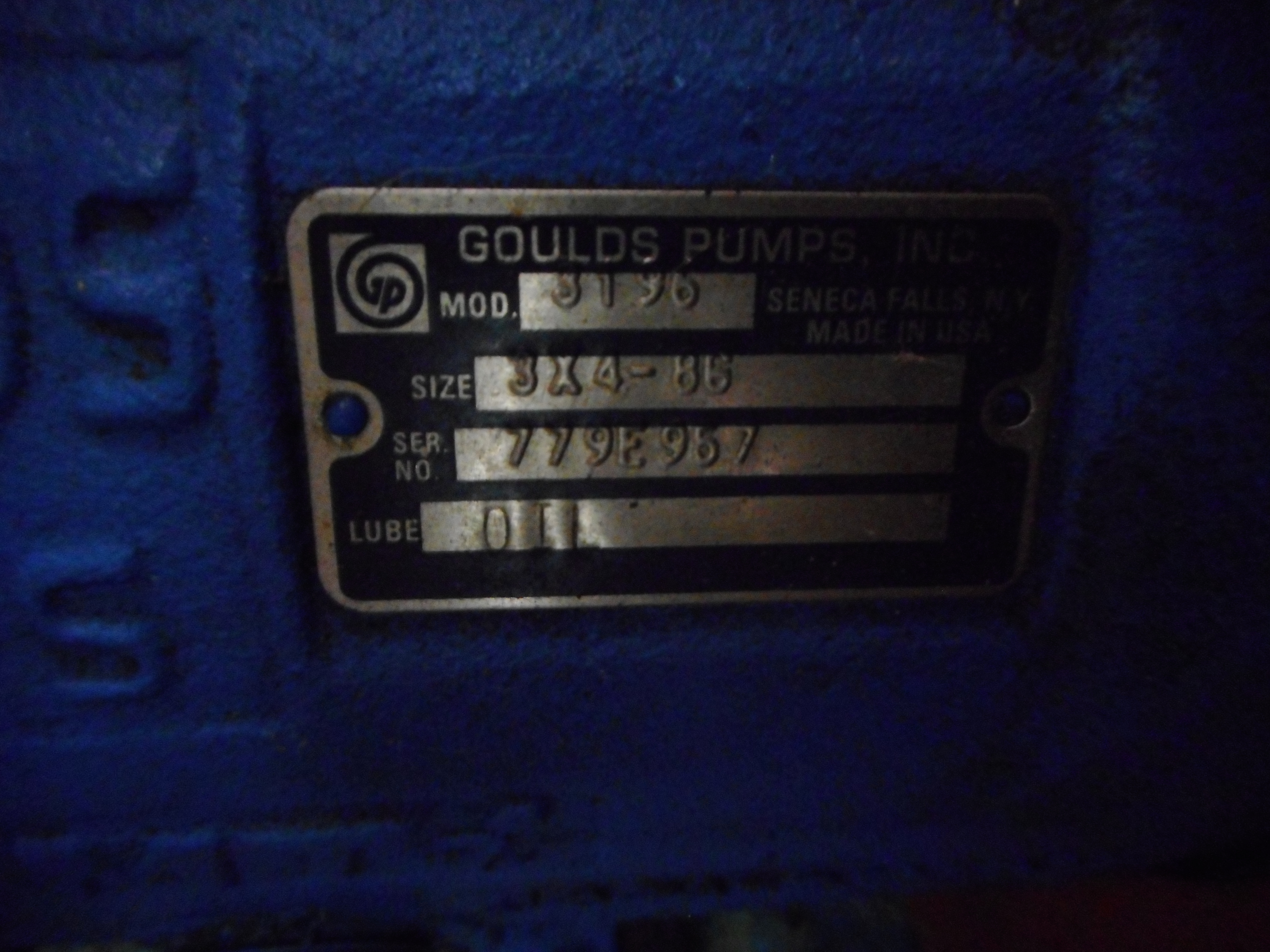 Goulds ITT 3196 Centrifugal Pump - IPP# 233412