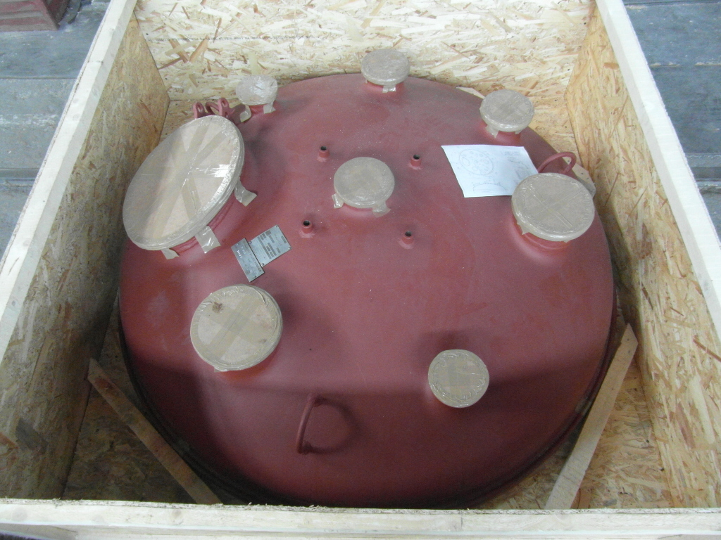  Glasslined Tank Cover Glass Lined Parts 1,893 L (500 gallons) For Sale - IPP# 233581