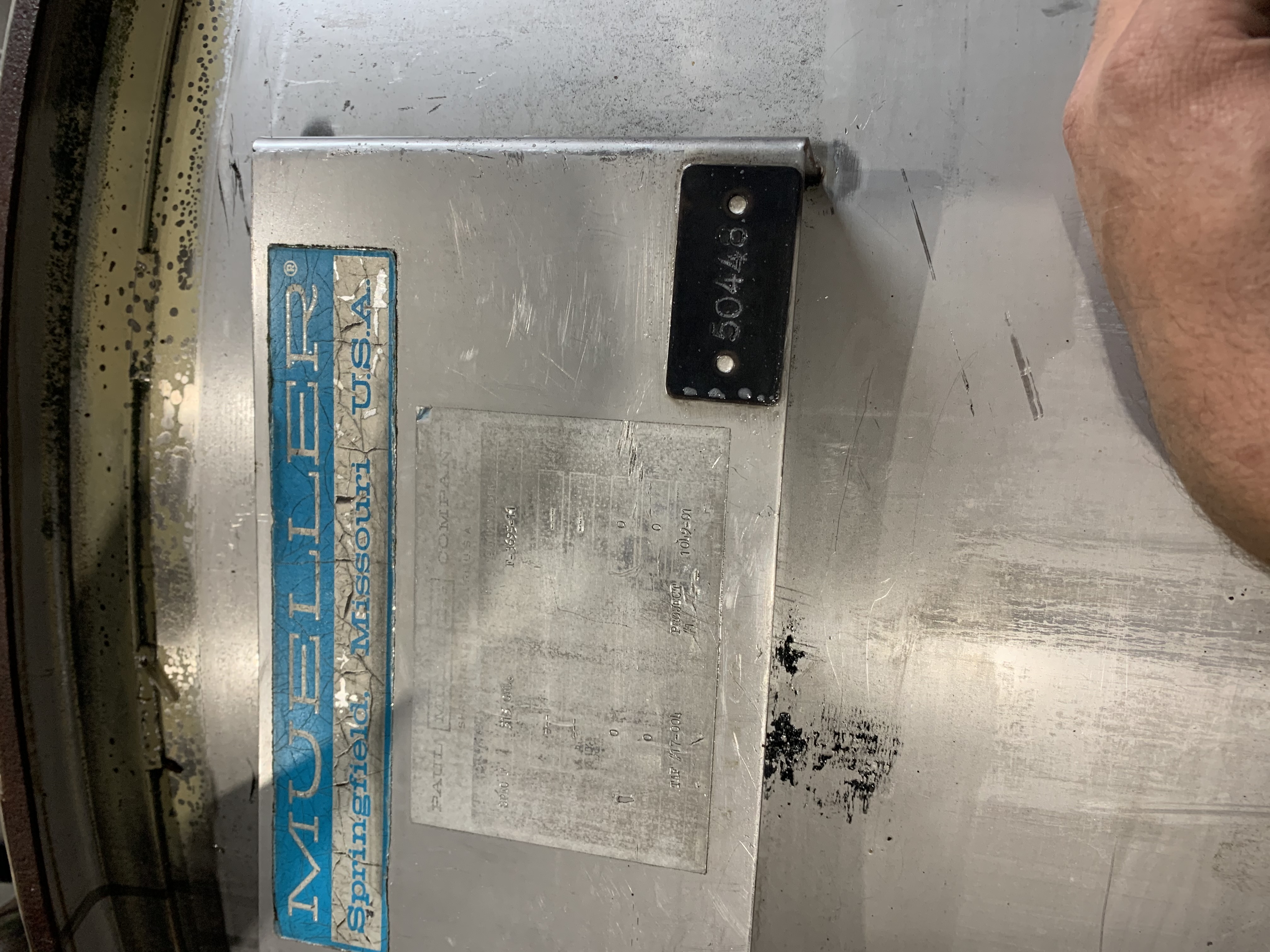 Stainless Steel 321 Paul Mueller Tank - IPP# 233855
