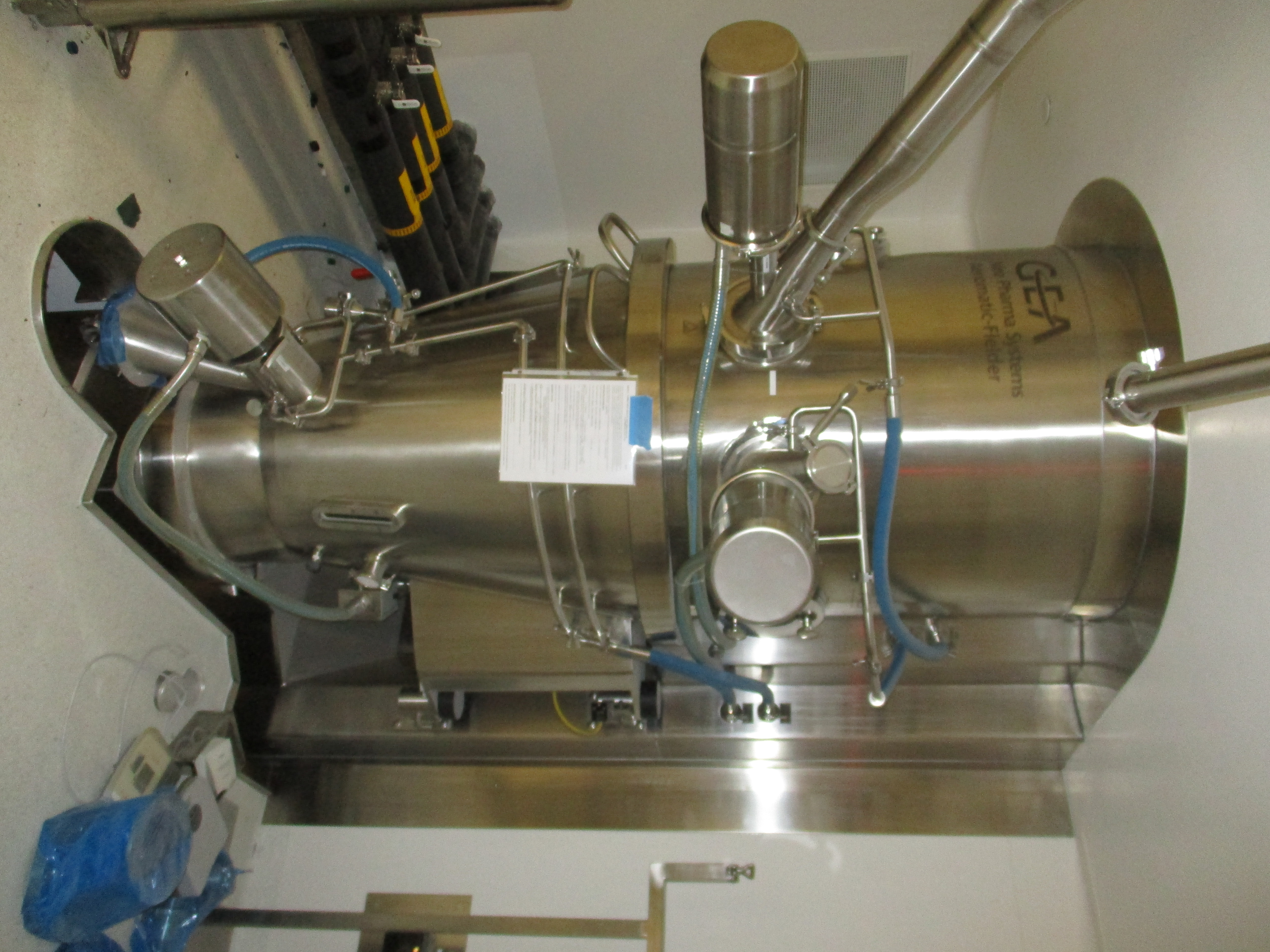 Unused Stainless Steel 316L  Dryer-Fluid Bed 280 L (74 gallons) For Sale - IPP# 233968