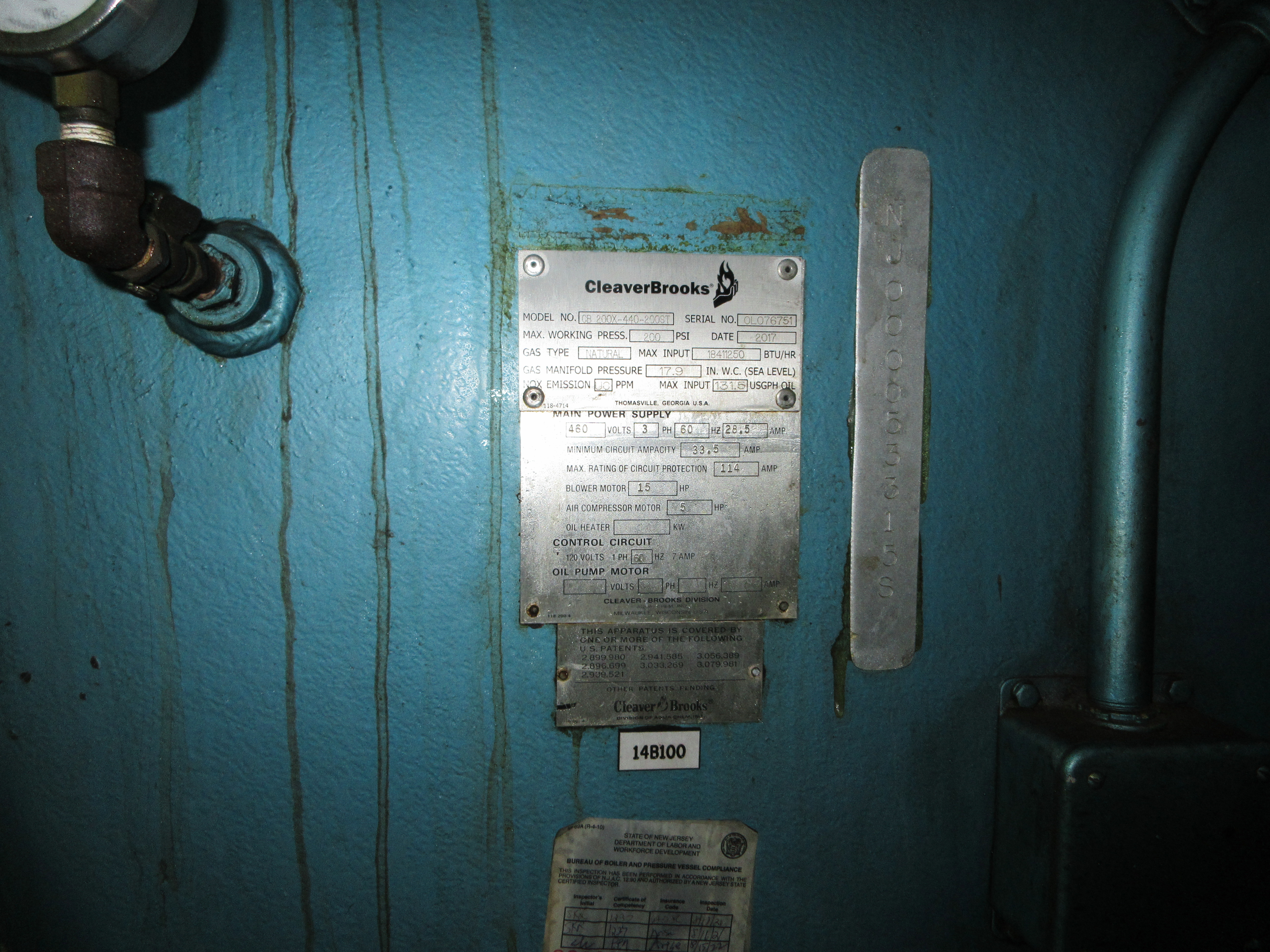Carbon Steel Steam Boiler - IPP# 245587