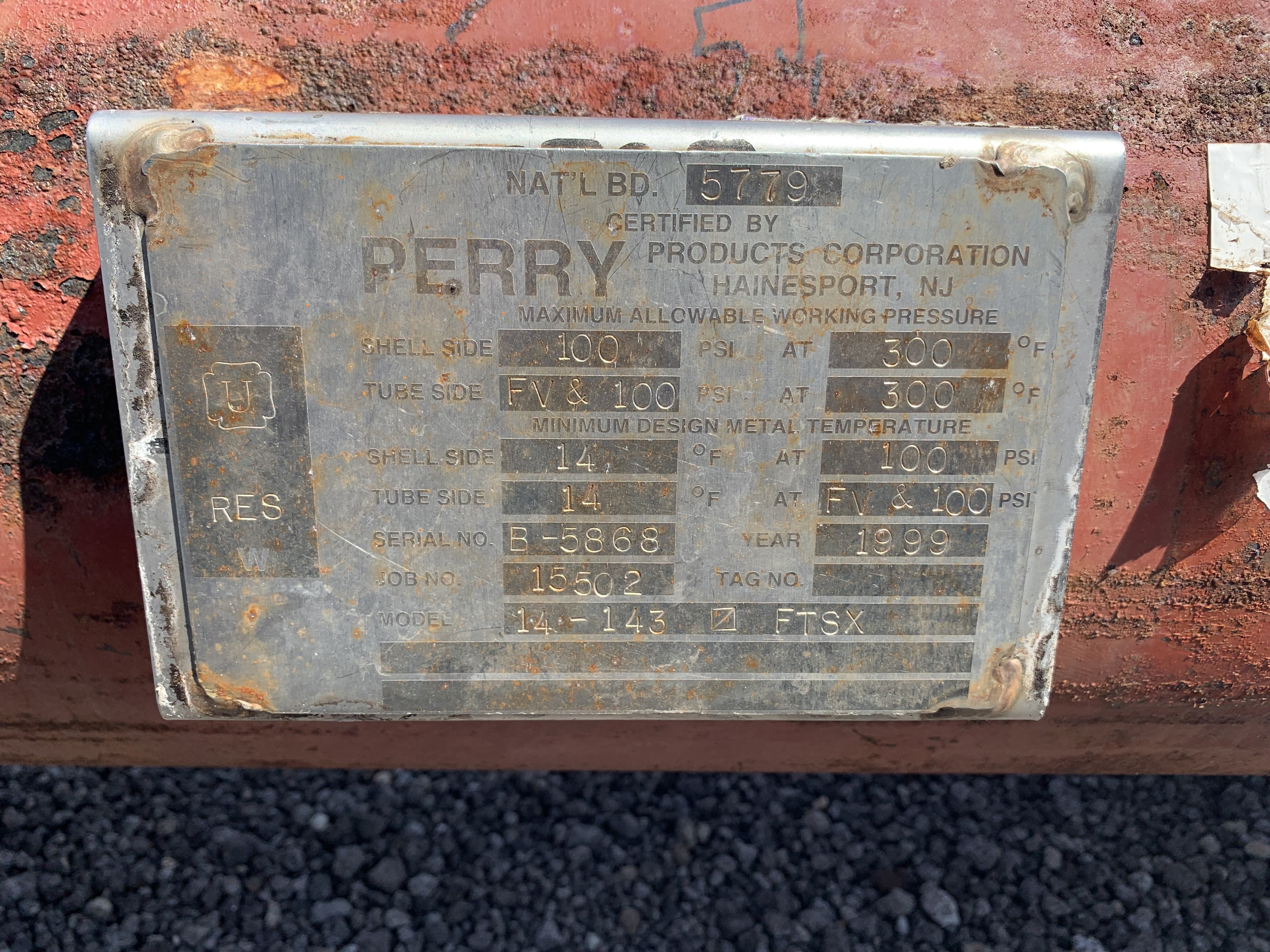 Hastelloy - C276 Shell and Tube Heat Exchanger - IPP# 245501