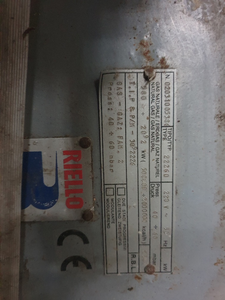 UNUSED Carbon Steel Euroboilers TH/AR-V1500 Hot Oil Boiler - IPP# 245533