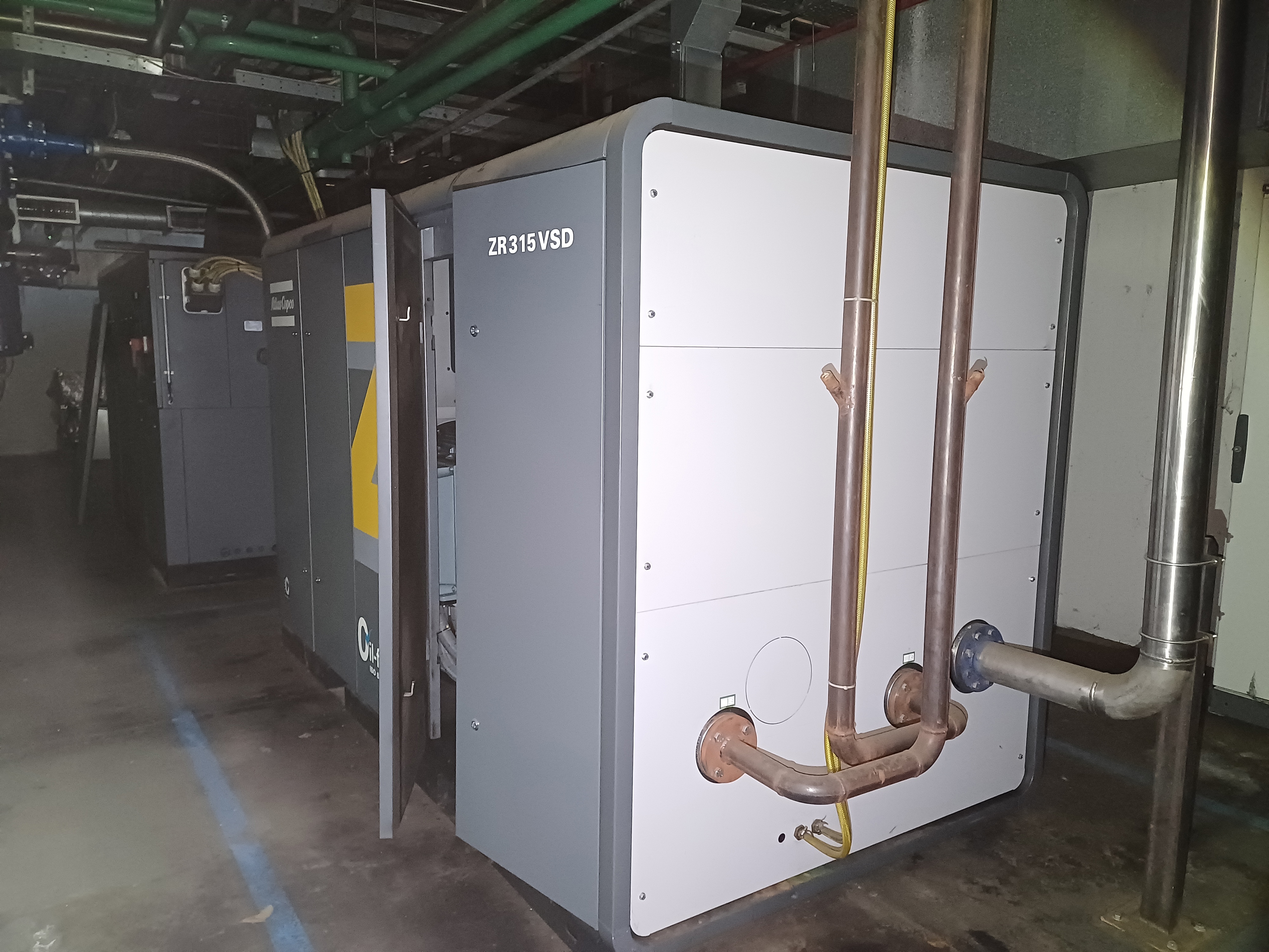 Carbon Steel Atlas Copco ZR 315 VSD Rotary Compressor - IPP# 245813