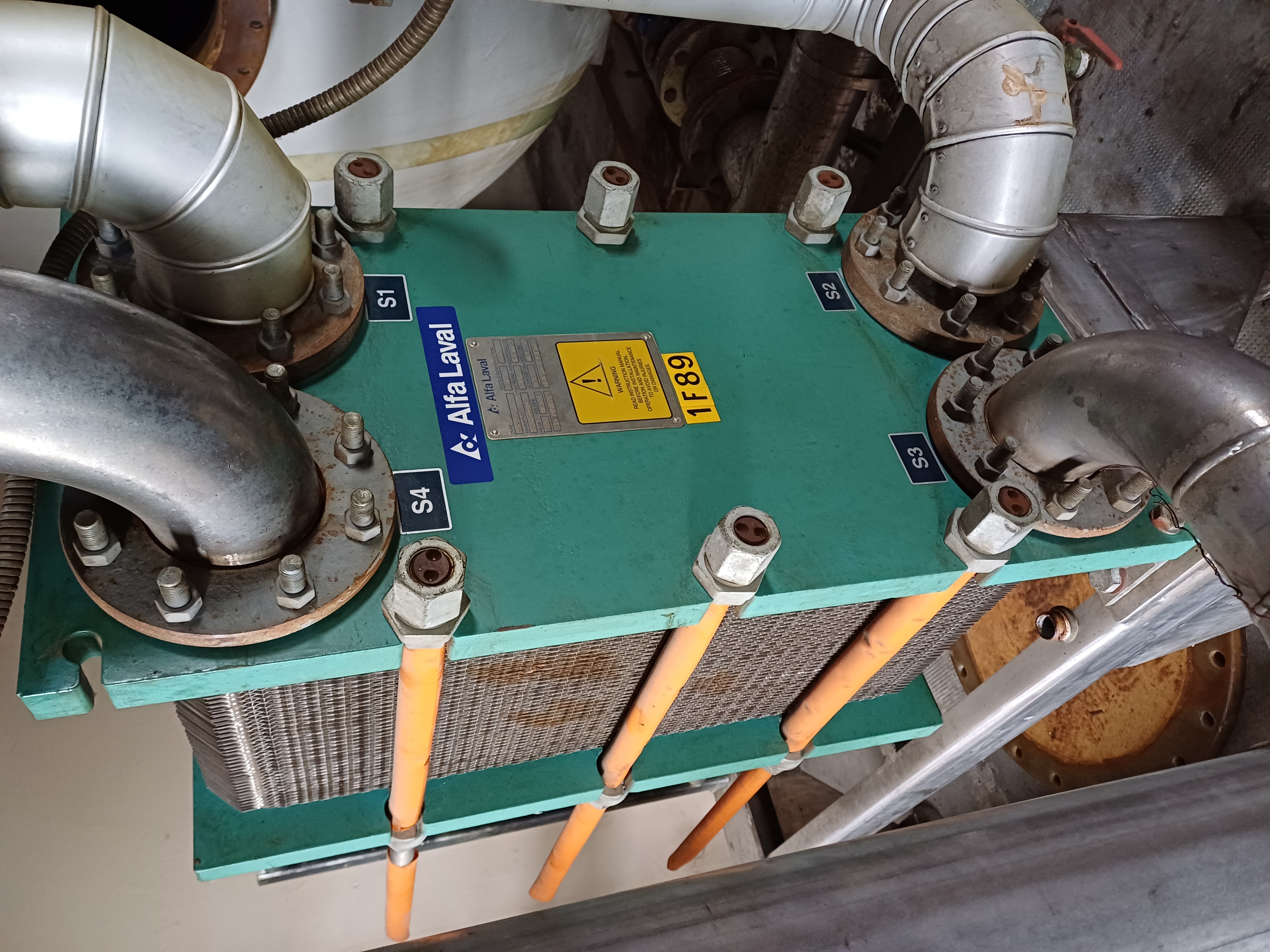  Plate and Frame Heat Exchanger 21.1 m² (227.1 ft²) Stainless Steel 316 For Sale - IPP# 245824