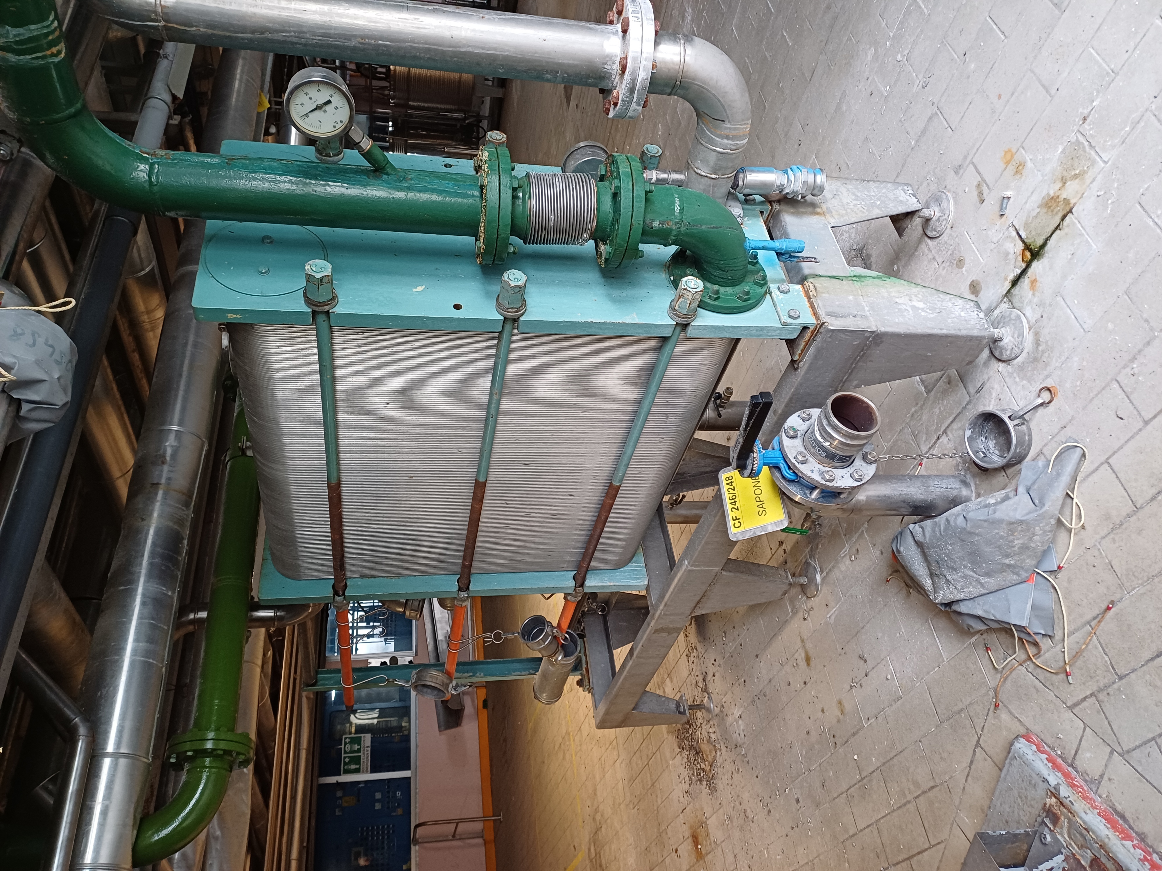  Plate and Frame Heat Exchanger 108.8 m² (1,150 ft²) Stainless Steel 316 For Sale - IPP# 245826