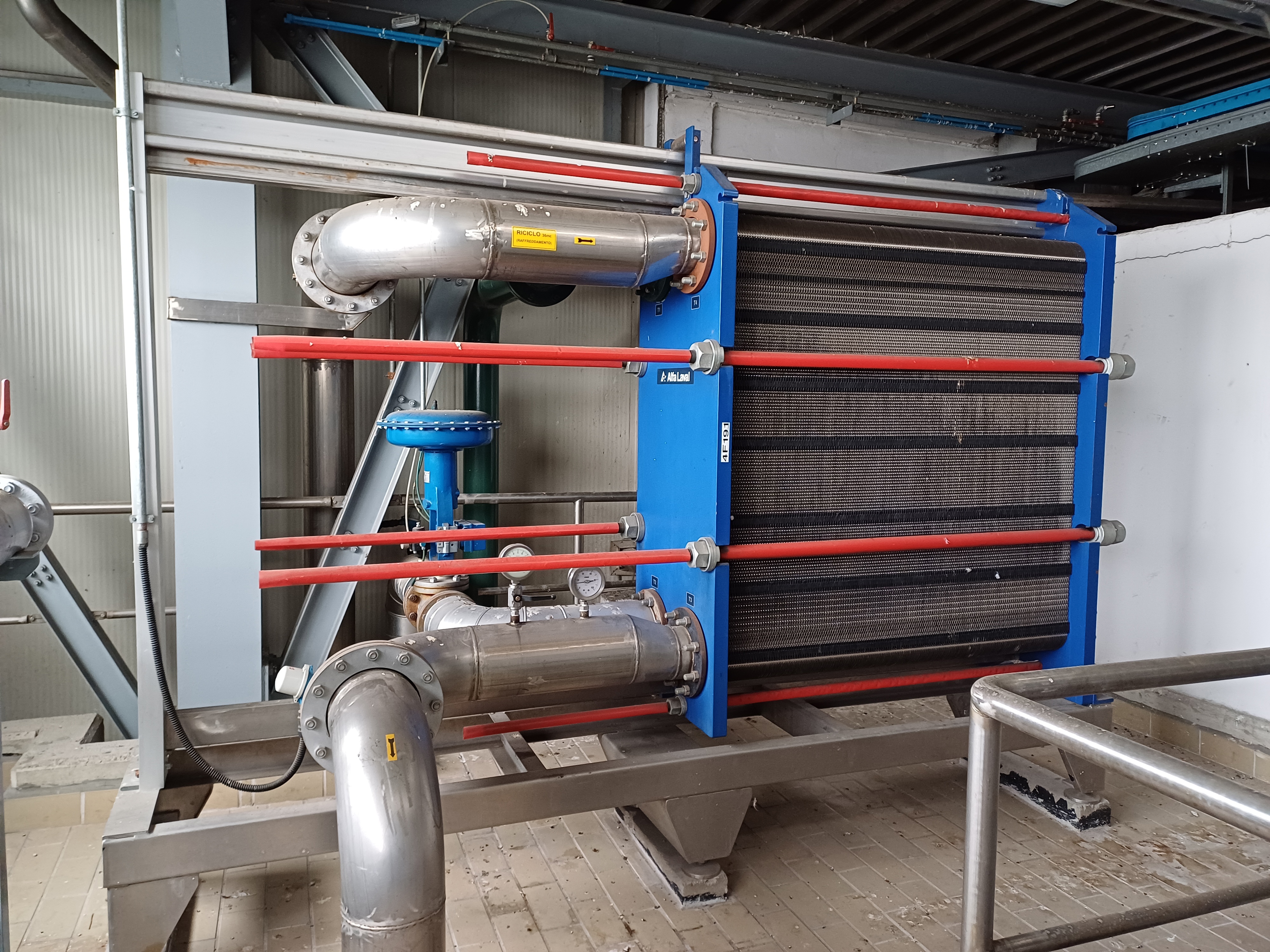  Plate and Frame Heat Exchanger 202.7 m² (2,200 ft²) Stainless Steel 304 For Sale - IPP# 245828
