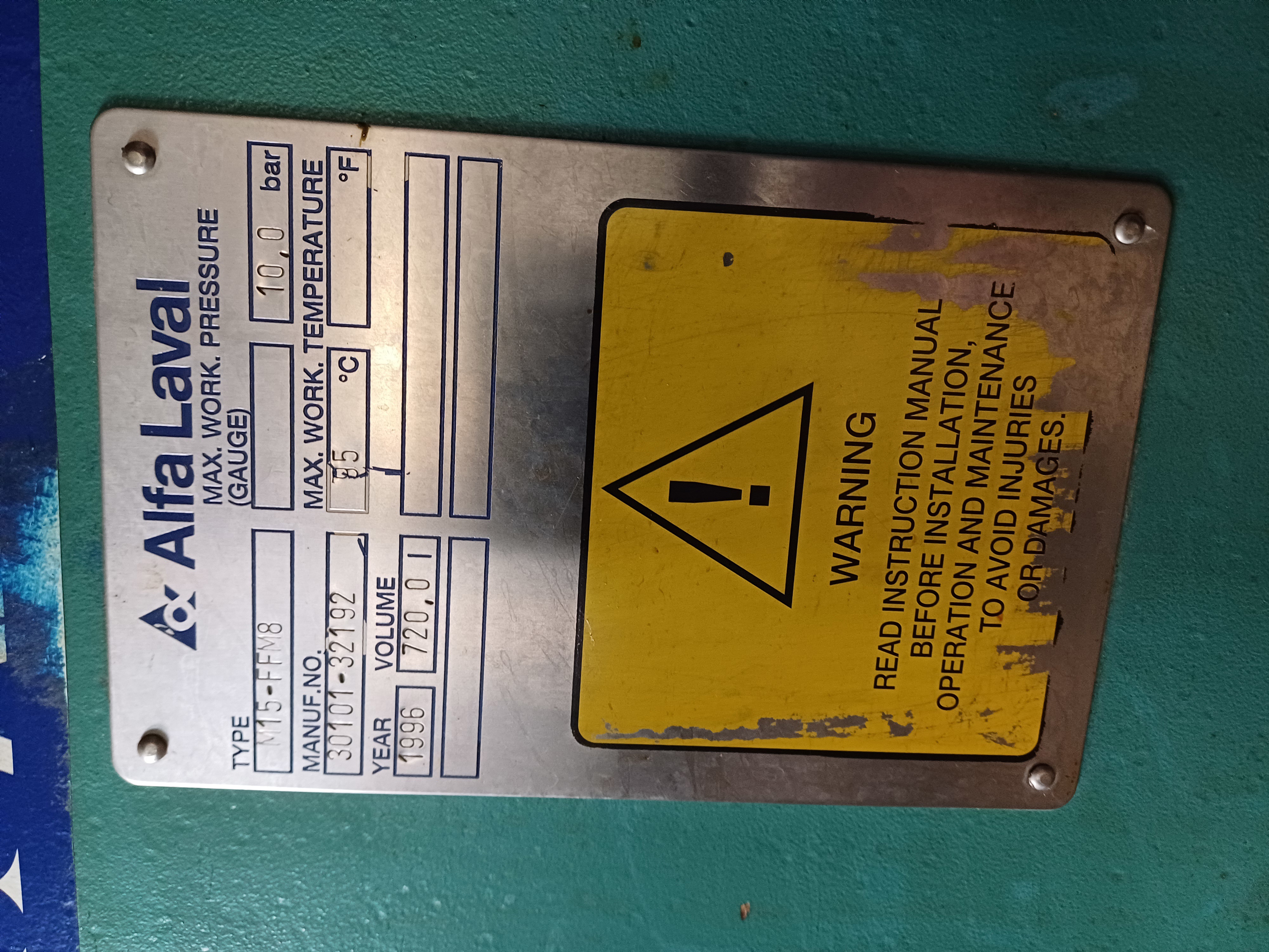 Stainless Steel 304 Plate and Frame Heat Exchanger - IPP# 245829