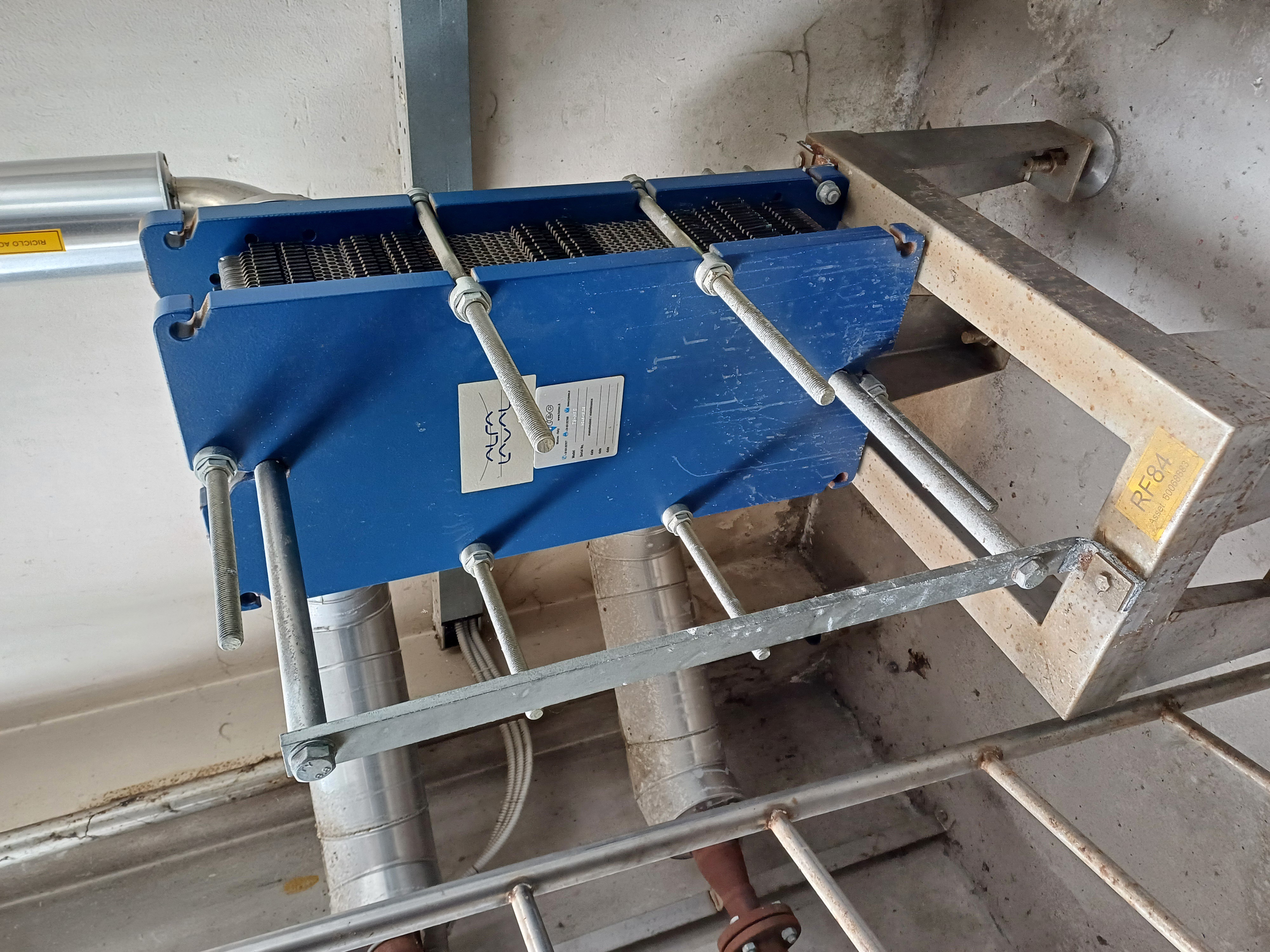  Plate and Frame Heat Exchanger 213.6 m² (2,300 ft²) Stainless Steel 304 For Sale - IPP# 245830