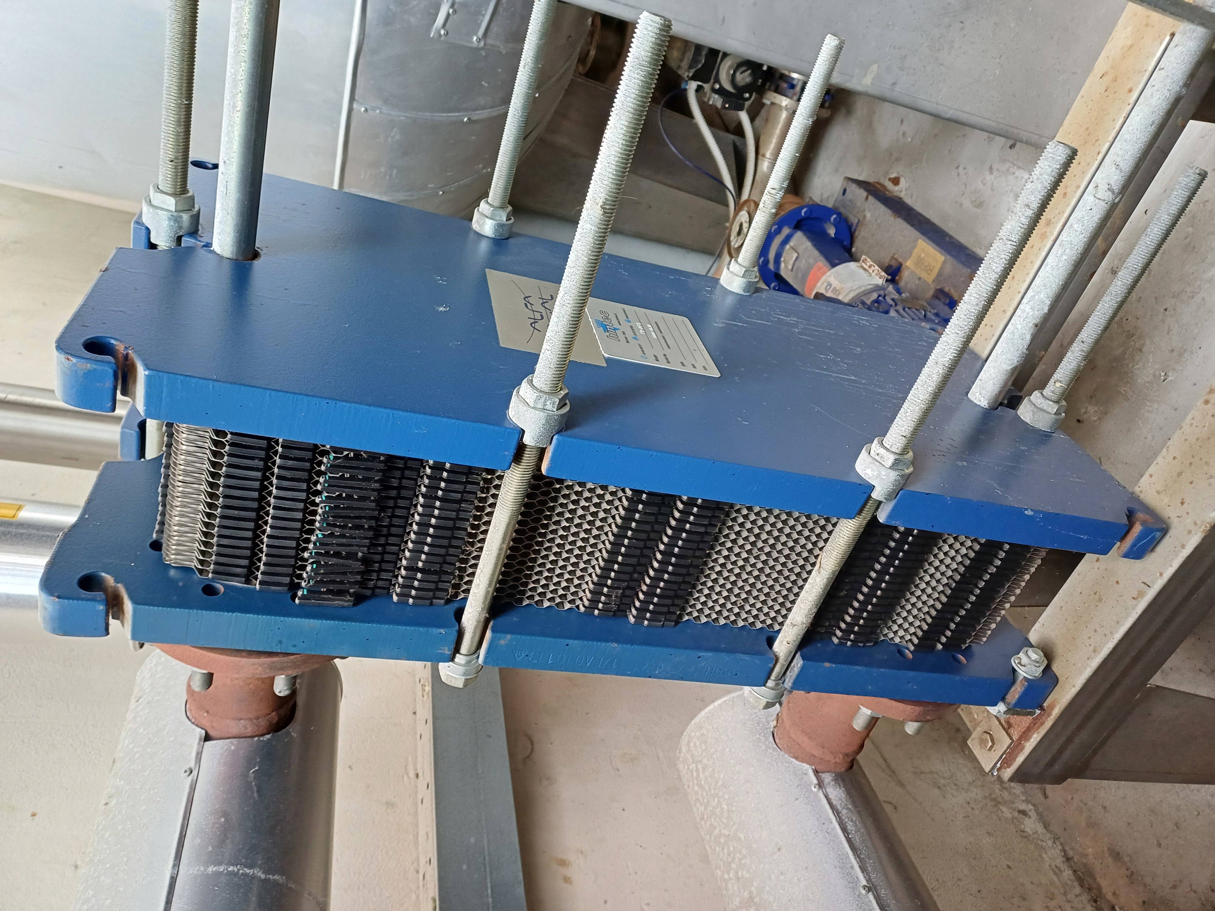  Plate and Frame Heat Exchanger 213.6 m² (2,300 ft²) Stainless Steel 304 For Sale - IPP# 245830