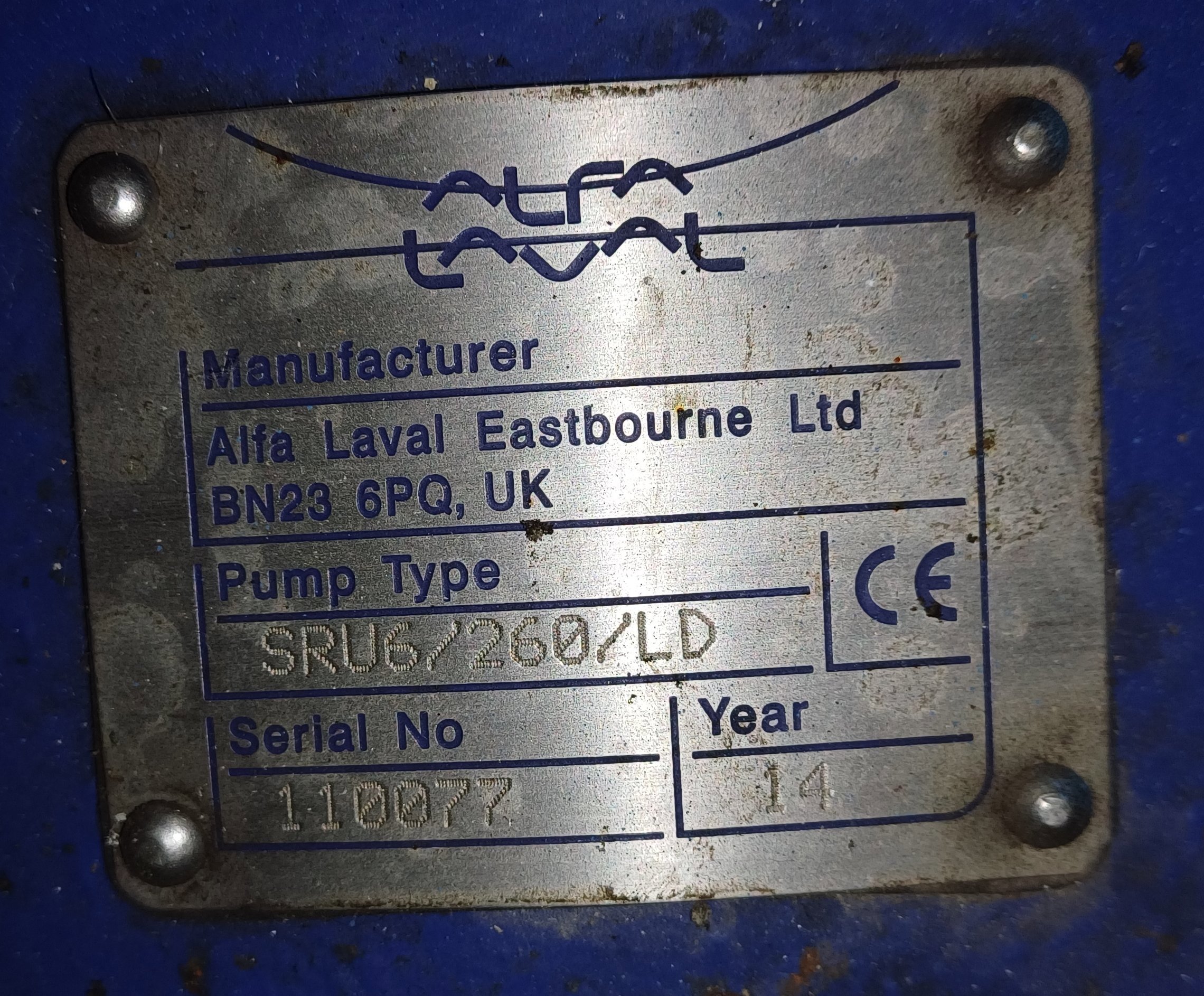  Rotary Pump 78 m3/h (343.4 GPM) Stainless Steel 304 For Sale - IPP# 245837