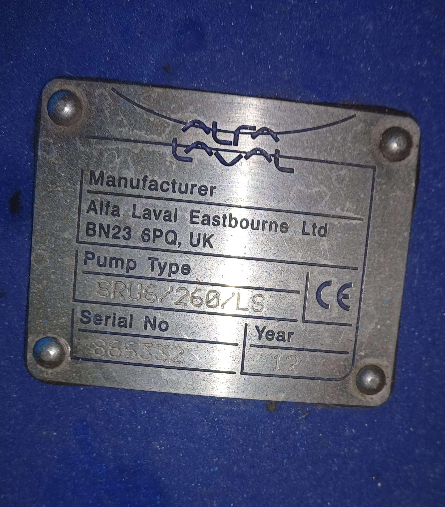  Rotary Pump 78 m3/h (343.4 GPM) Stainless Steel 304 For Sale - IPP# 245836