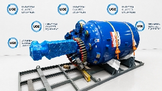New Glasslined UGE UA-1000 Batch-Type Agitated Reactor
