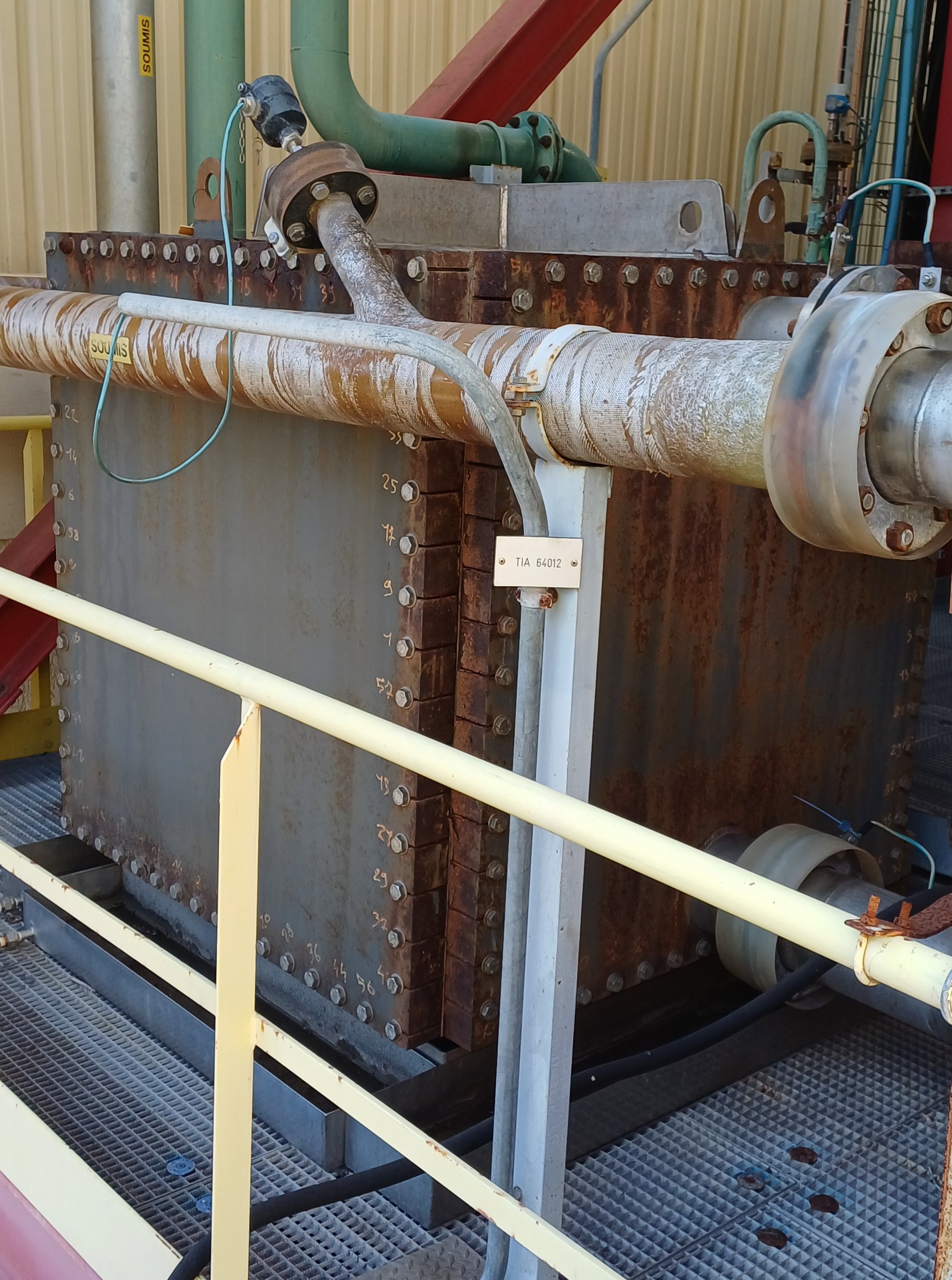 Kapp stainless steel 316 studded welded plate Heat Exchanger - IPP# 246426