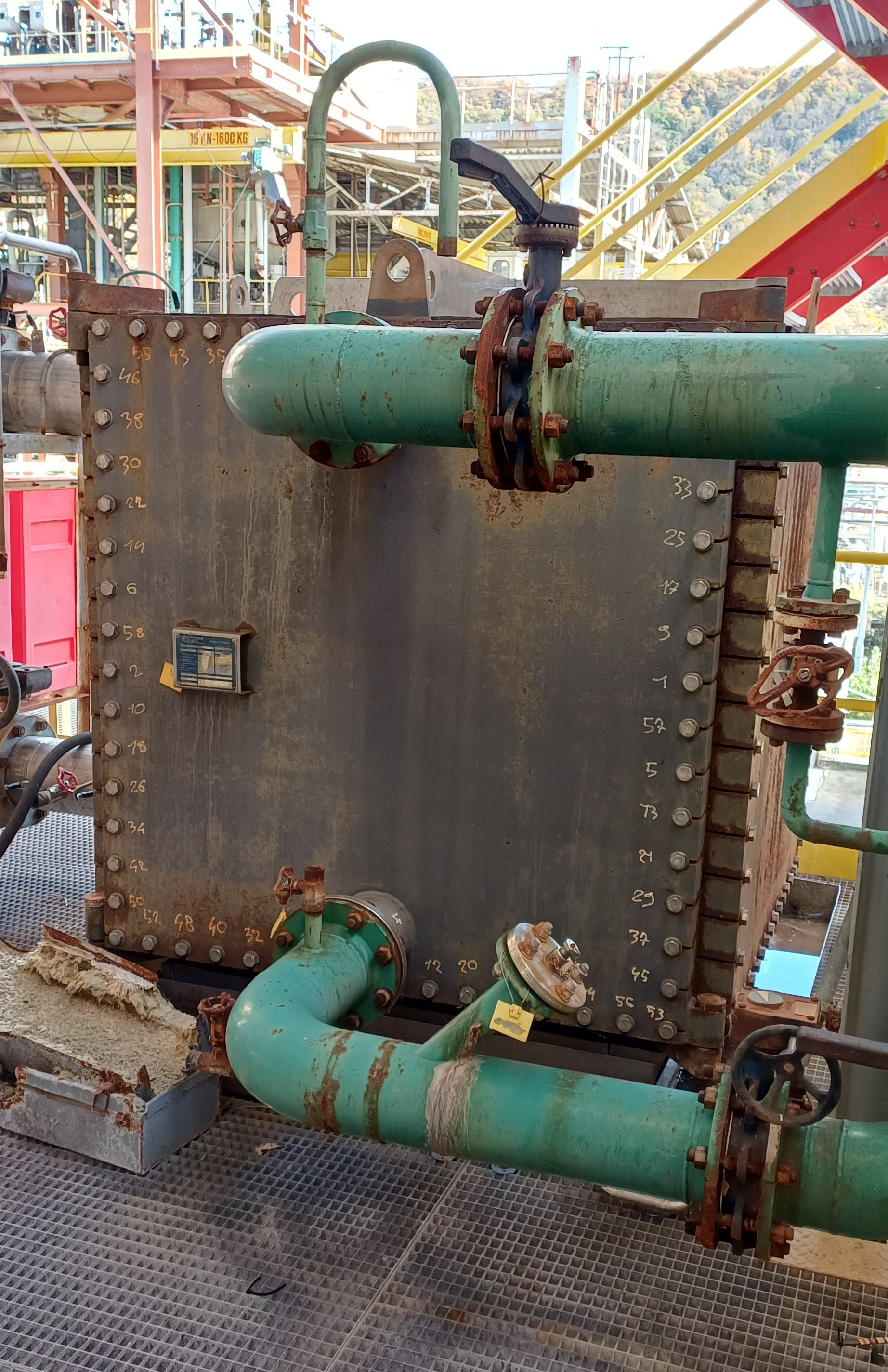 Kapp stainless steel 316 studded welded plate Heat Exchanger - IPP# 246426