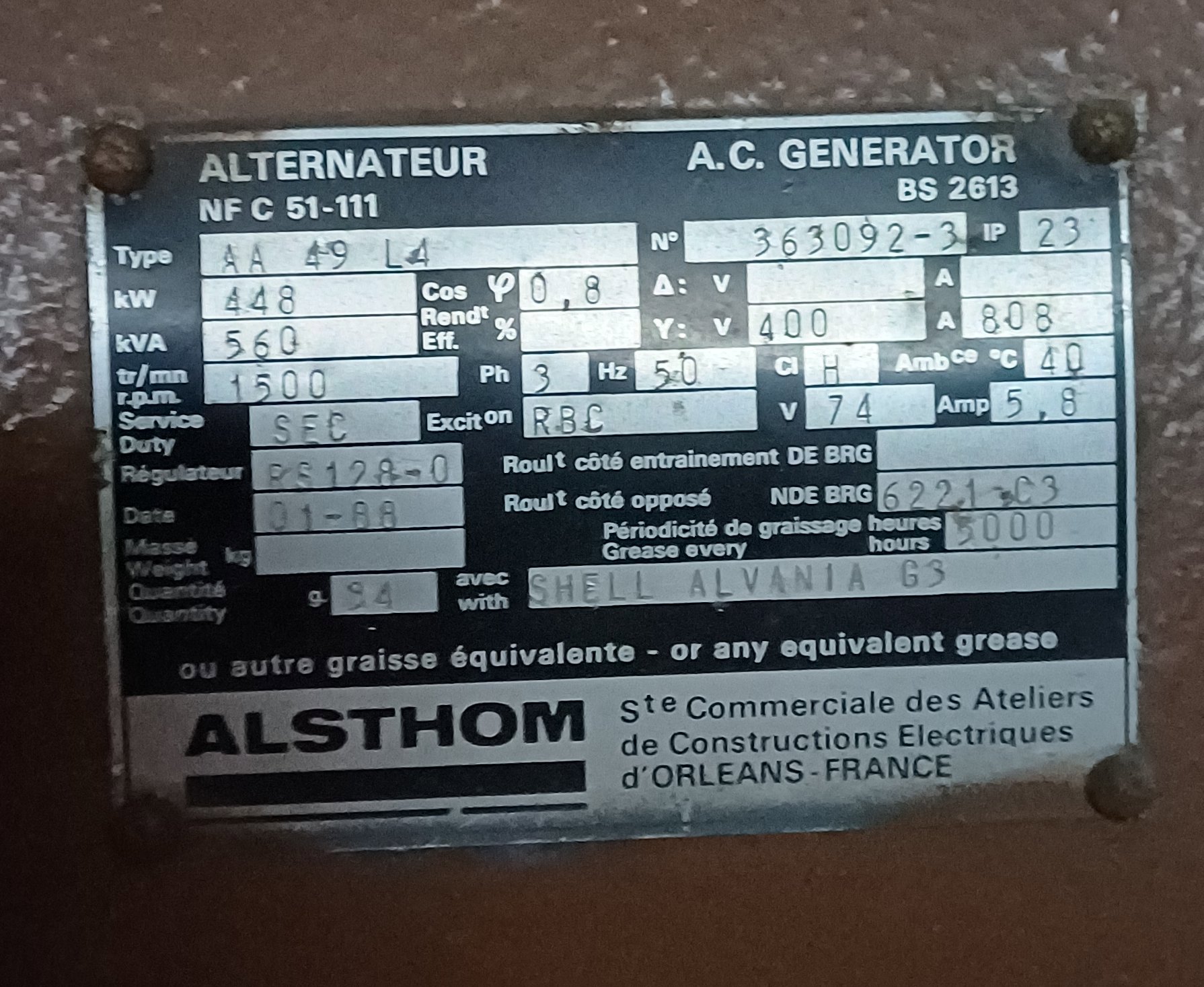 Carbon Steel Diesel Engine Driven Power Generator - IPP# 246436