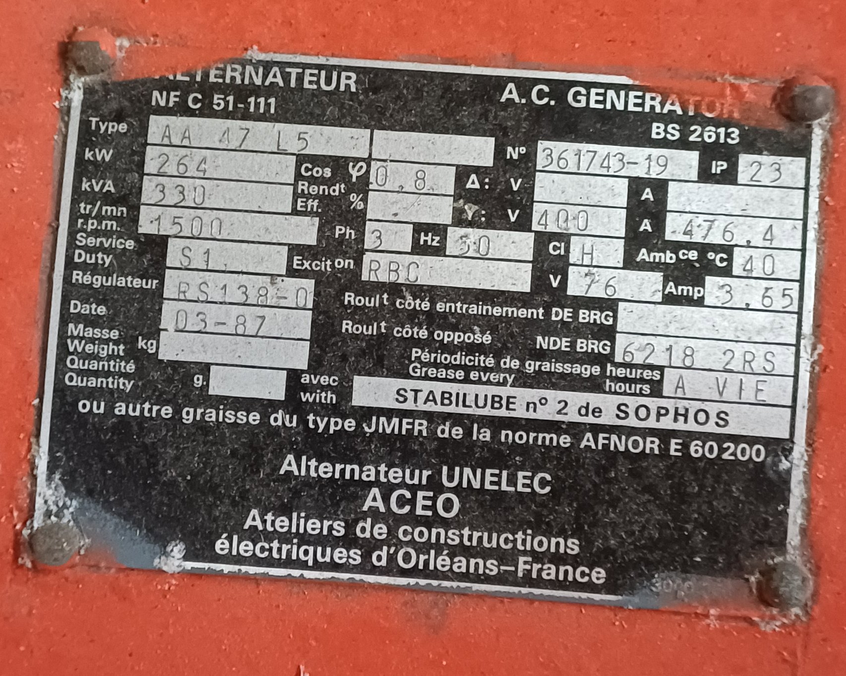 Carbon Steel Diesel engine driven Power Generator - IPP# 246439