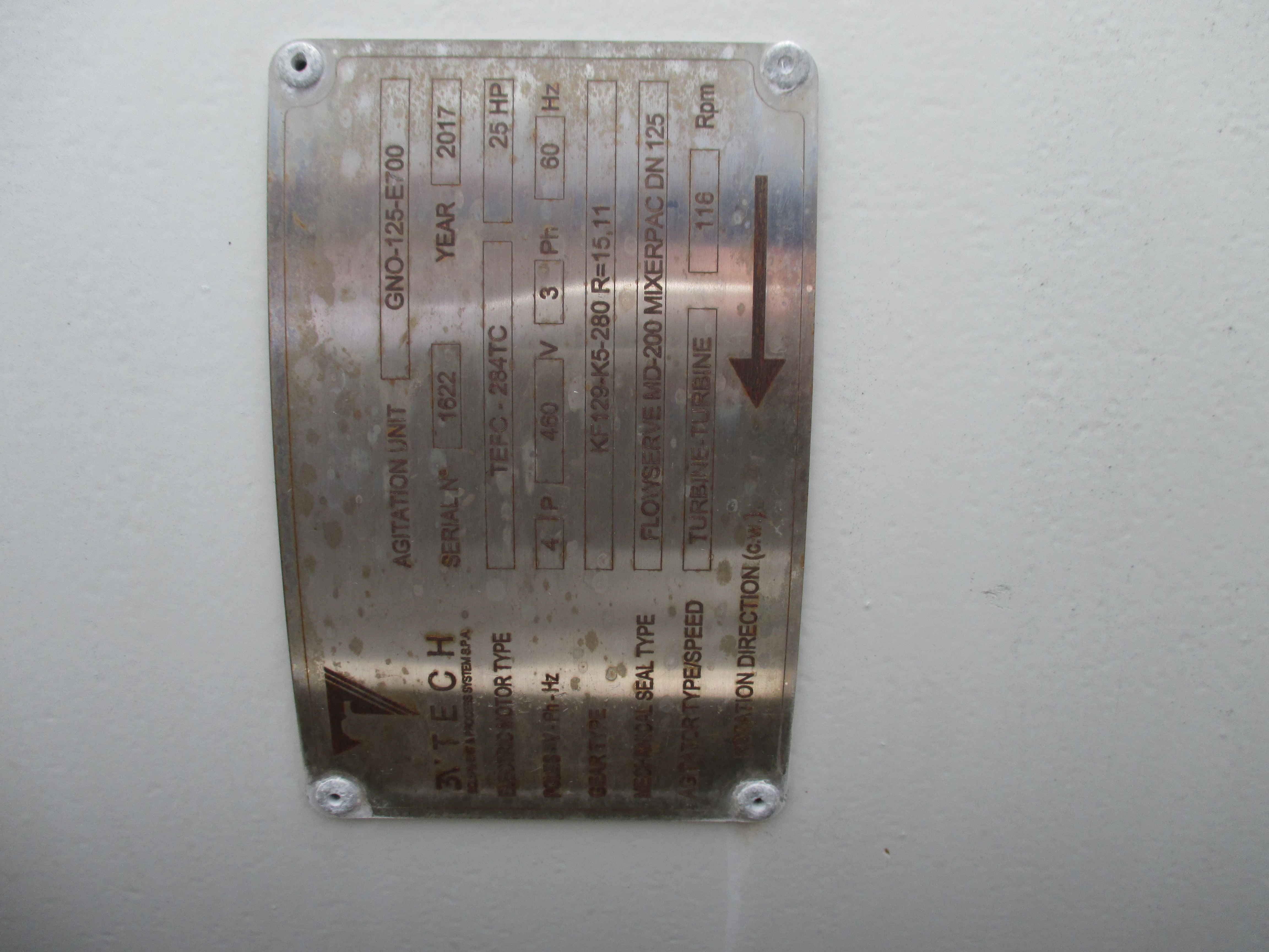 Unused Glasslined 3V Tech GA4000 Batch-Type Agitated Reactor - IPP# 246593