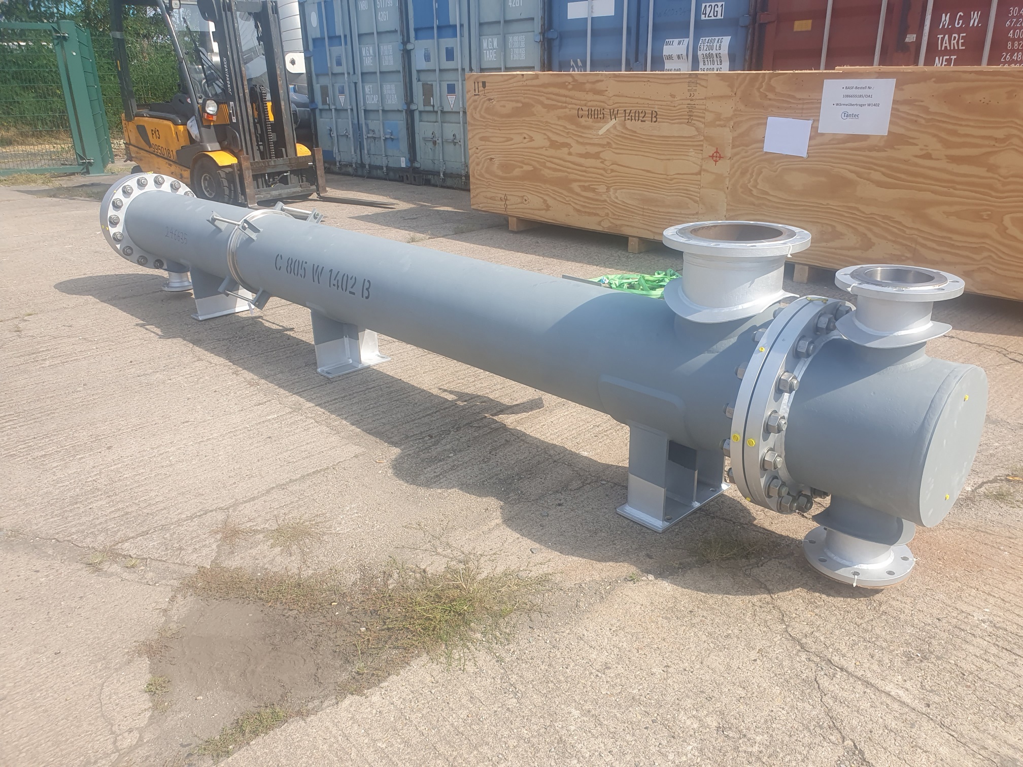 Unused Tantalum Tantec Shell and Tube Heat Exchanger - IPP# 246635