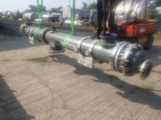 Unused Hexoloy SE (Sintered Silicon Carbide) DeDietrich Shell and Tube Heat Exchanger