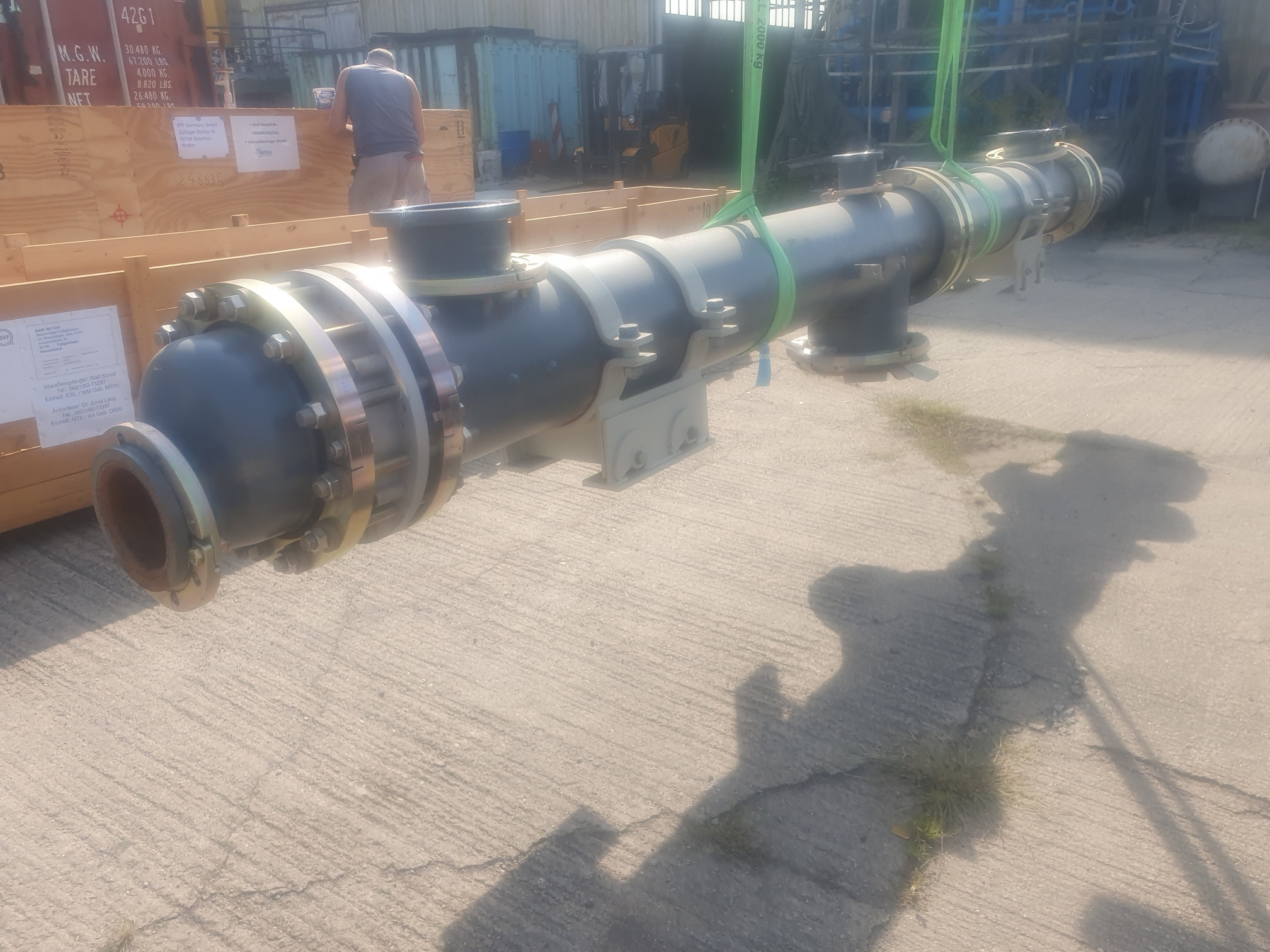 Unused Hexoloy SE (Sintered Silicon Carbide) DeDietrich Shell and Tube Heat Exchanger - IPP# 246636