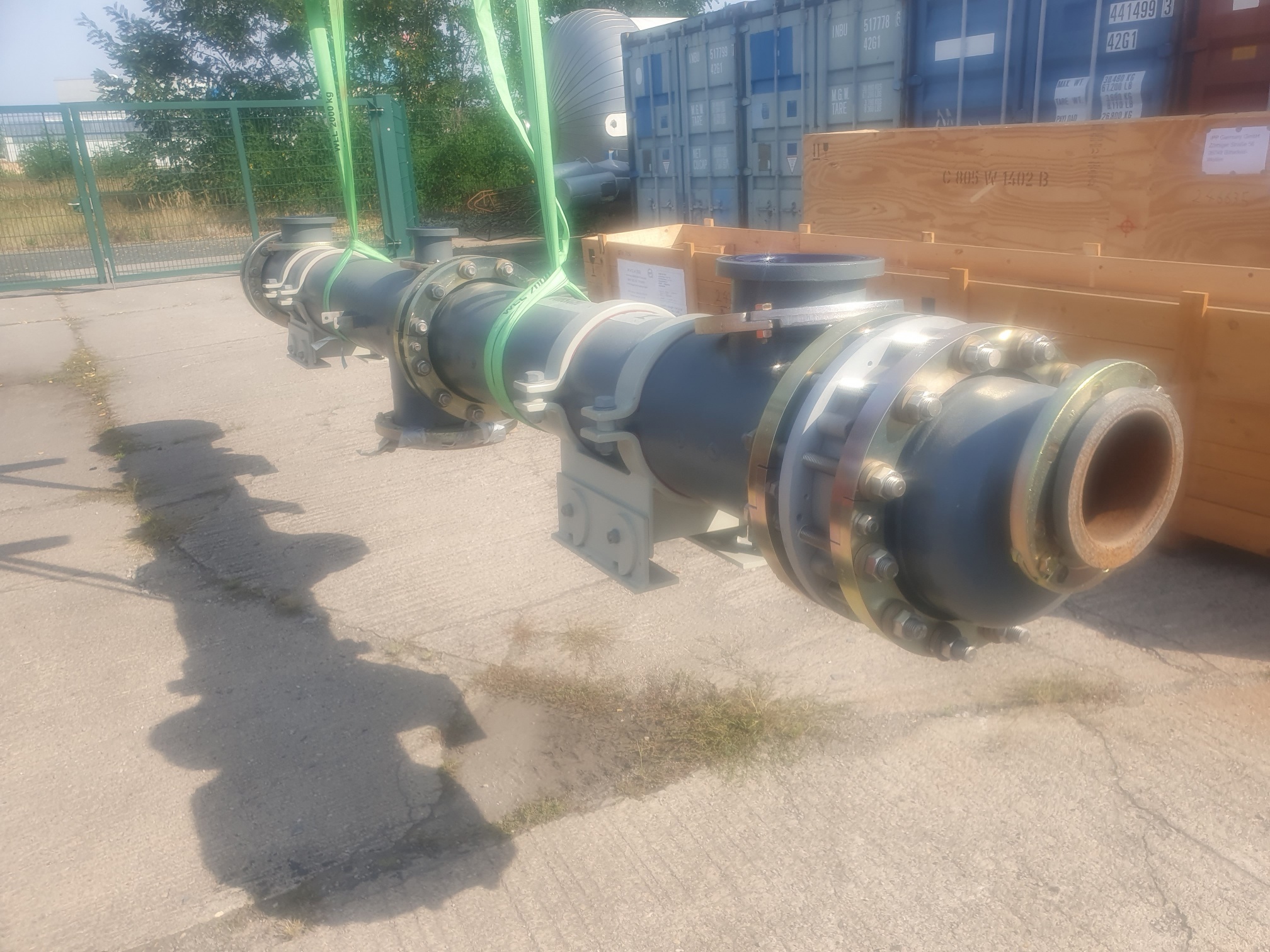 Unused Hexoloy SE (Sintered Silicon Carbide) DeDietrich Shell and Tube Heat Exchanger - IPP# 246636