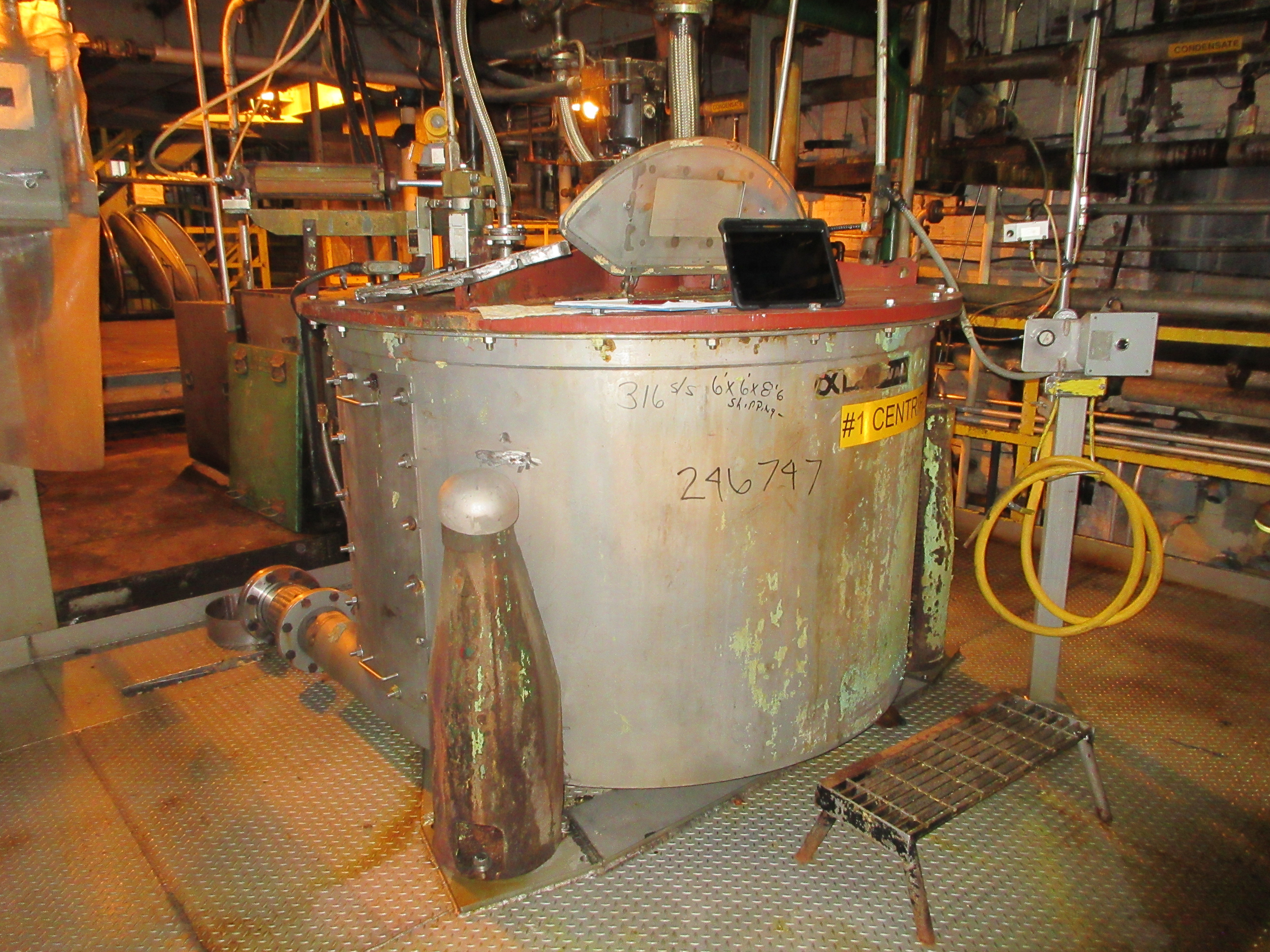 Stainless Steel 316 DeLaval Auto Discharge-Bottom Centrifuge-Basket - IPP# 246747