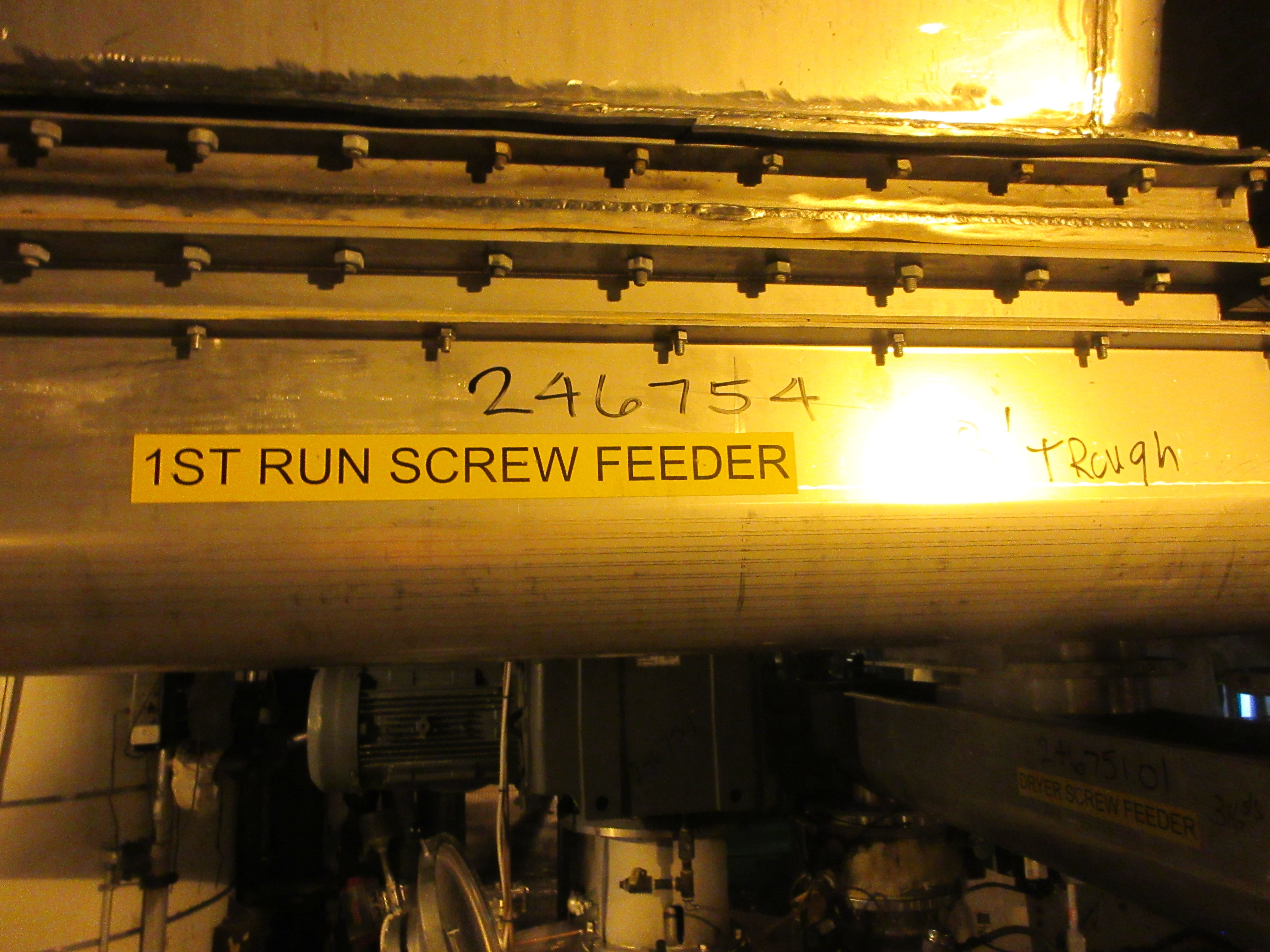  Stainless Steel 316 Screw Conveyor 508 mm (20 in) For Sale - IPP# 246754
