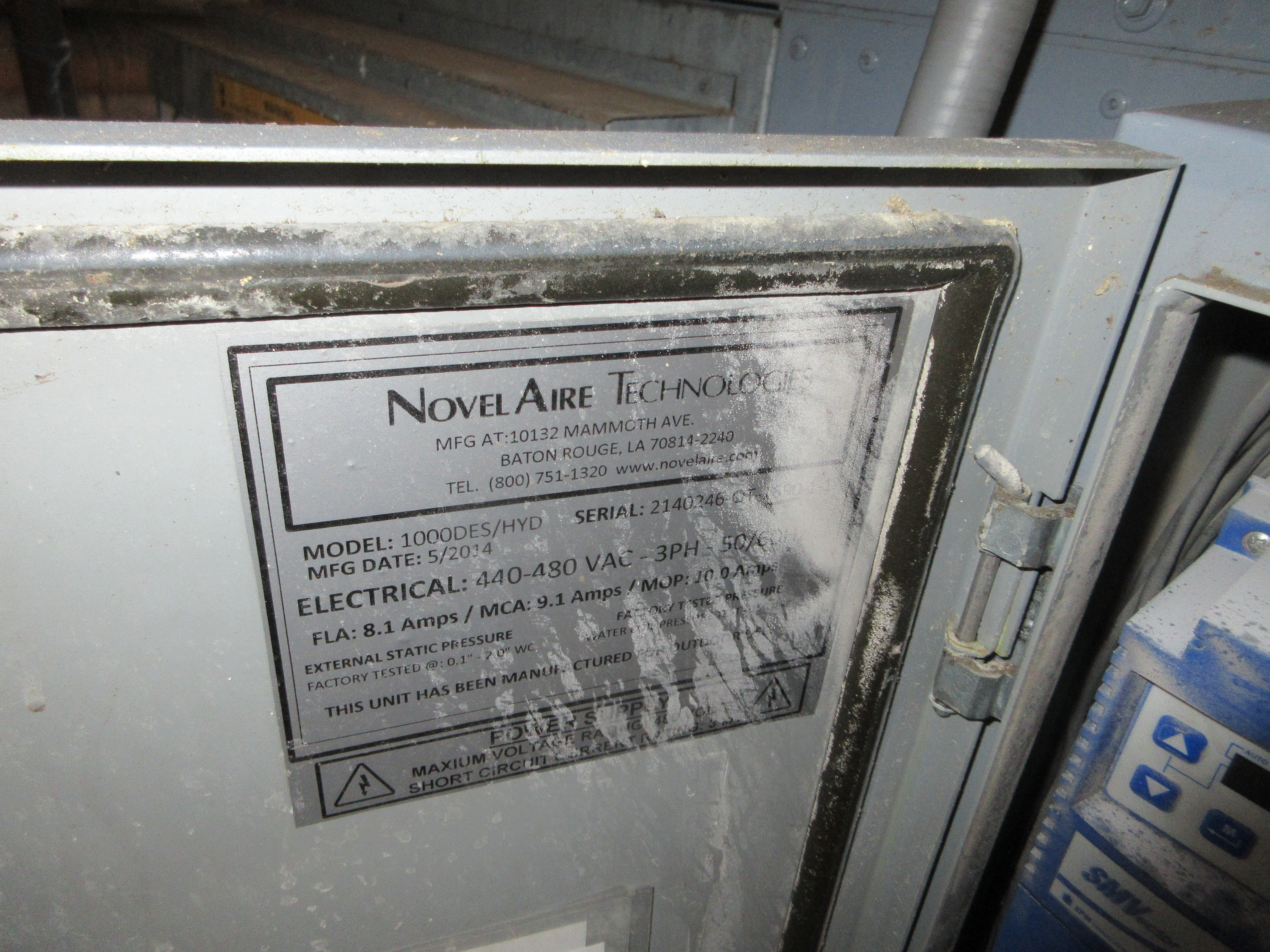 Carbon Steel 1000DES/HYD Refrigerant/Heat Dryer-Air - IPP# 246767