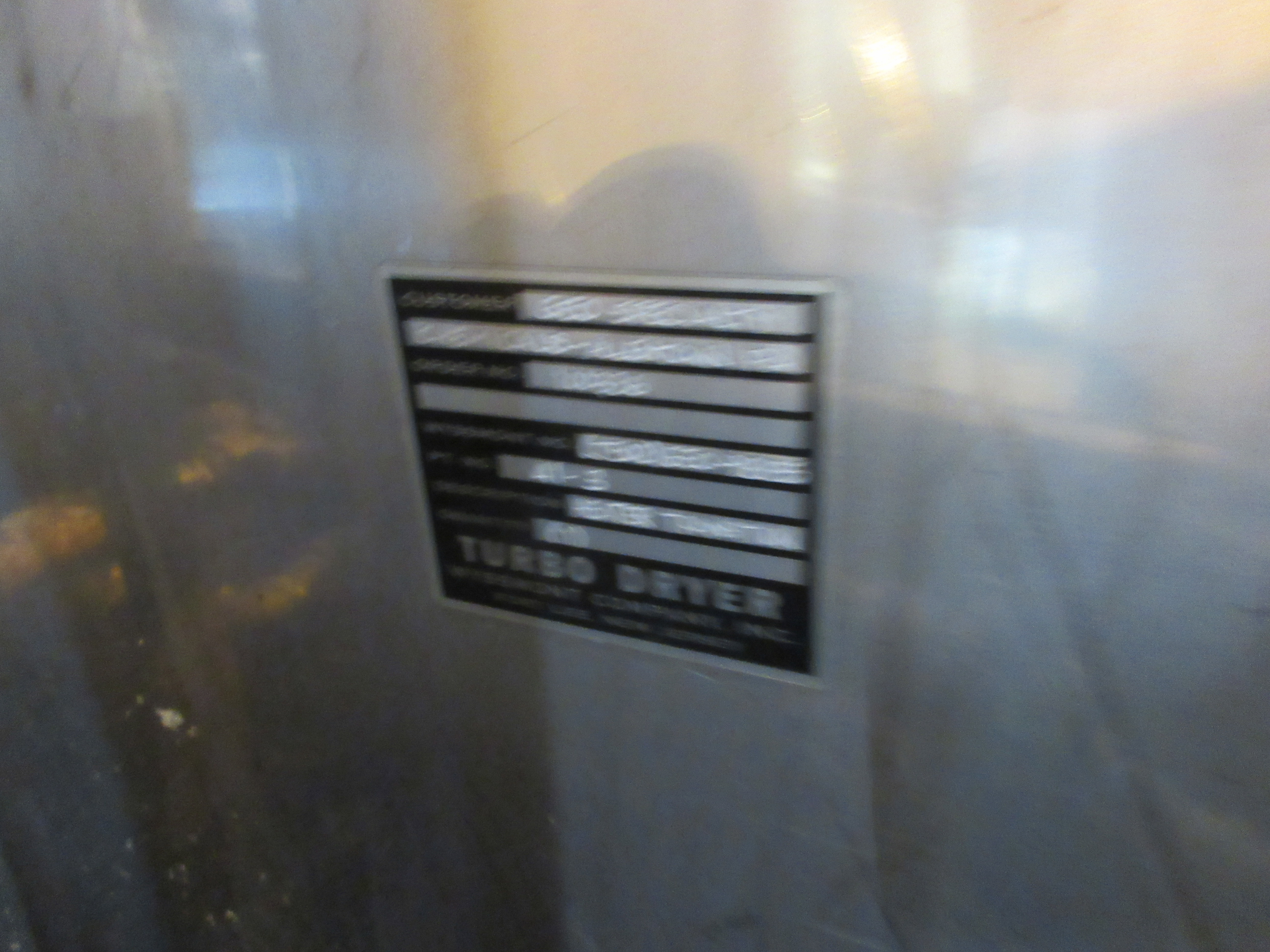  Stainless Steel 316  Dryer-Wyssmont 2,743 mm (108 in) For Sale - IPP# 246765
