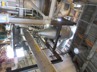 Stainless Steel 304 Thomas & Muller 14.75 Diameter cooling Screw Screw Conveyor