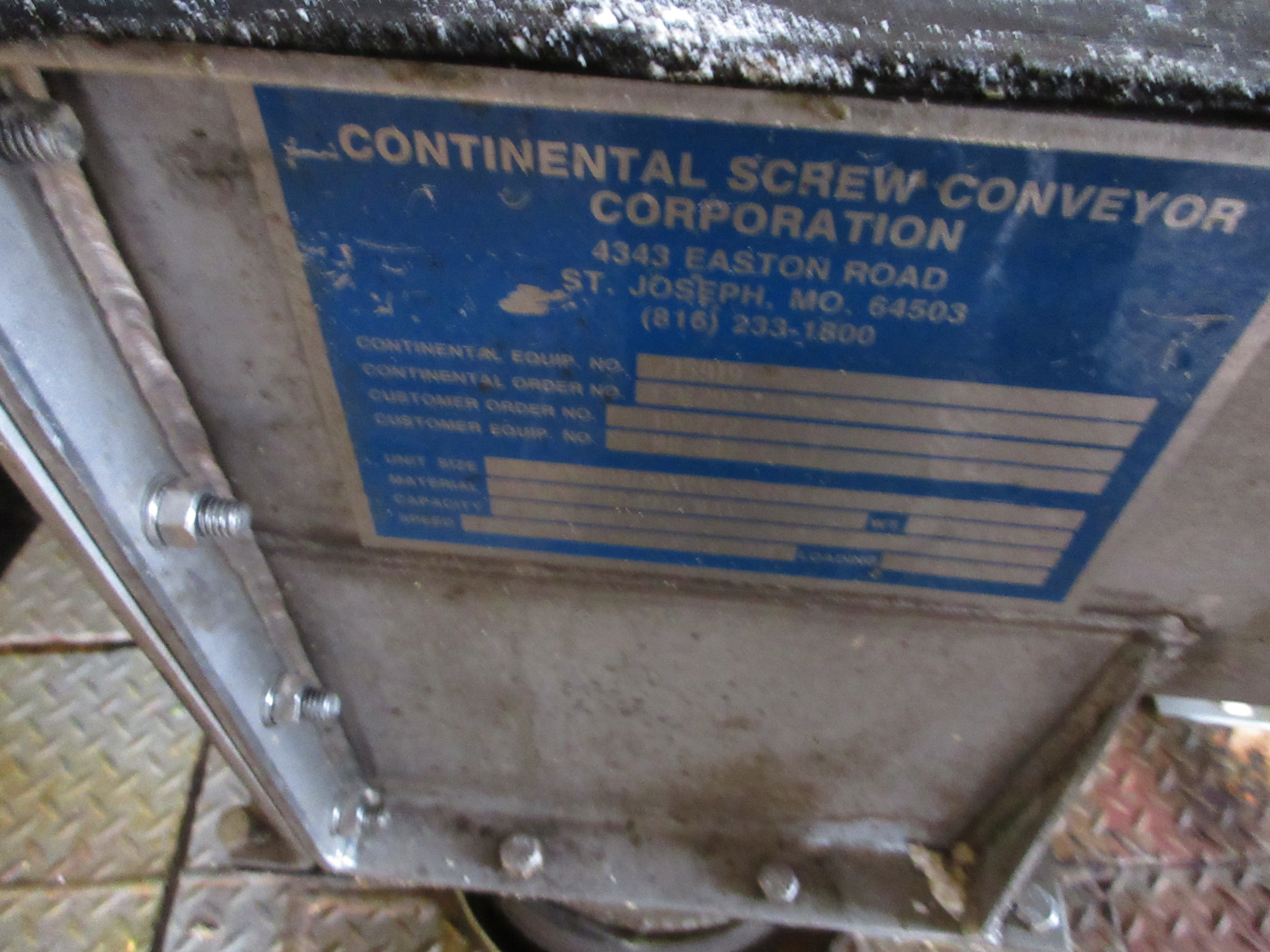  Stainless Steel 304 Screw Conveyor 254 mm (10 in) For Sale - IPP# 246775