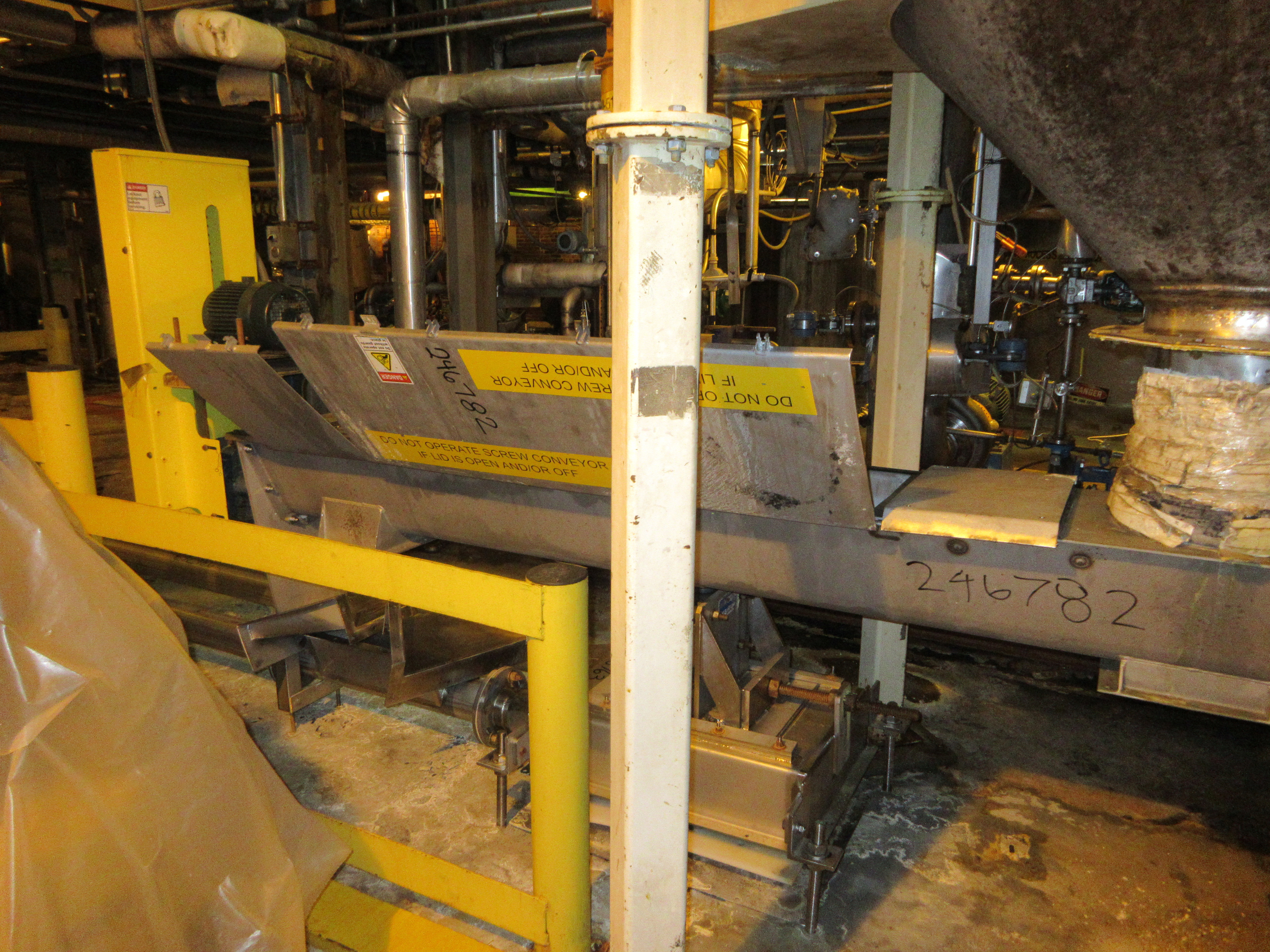  Stainless Steel 316 Screw Conveyor 355.6 mm (14 in) For Sale - IPP# 246782