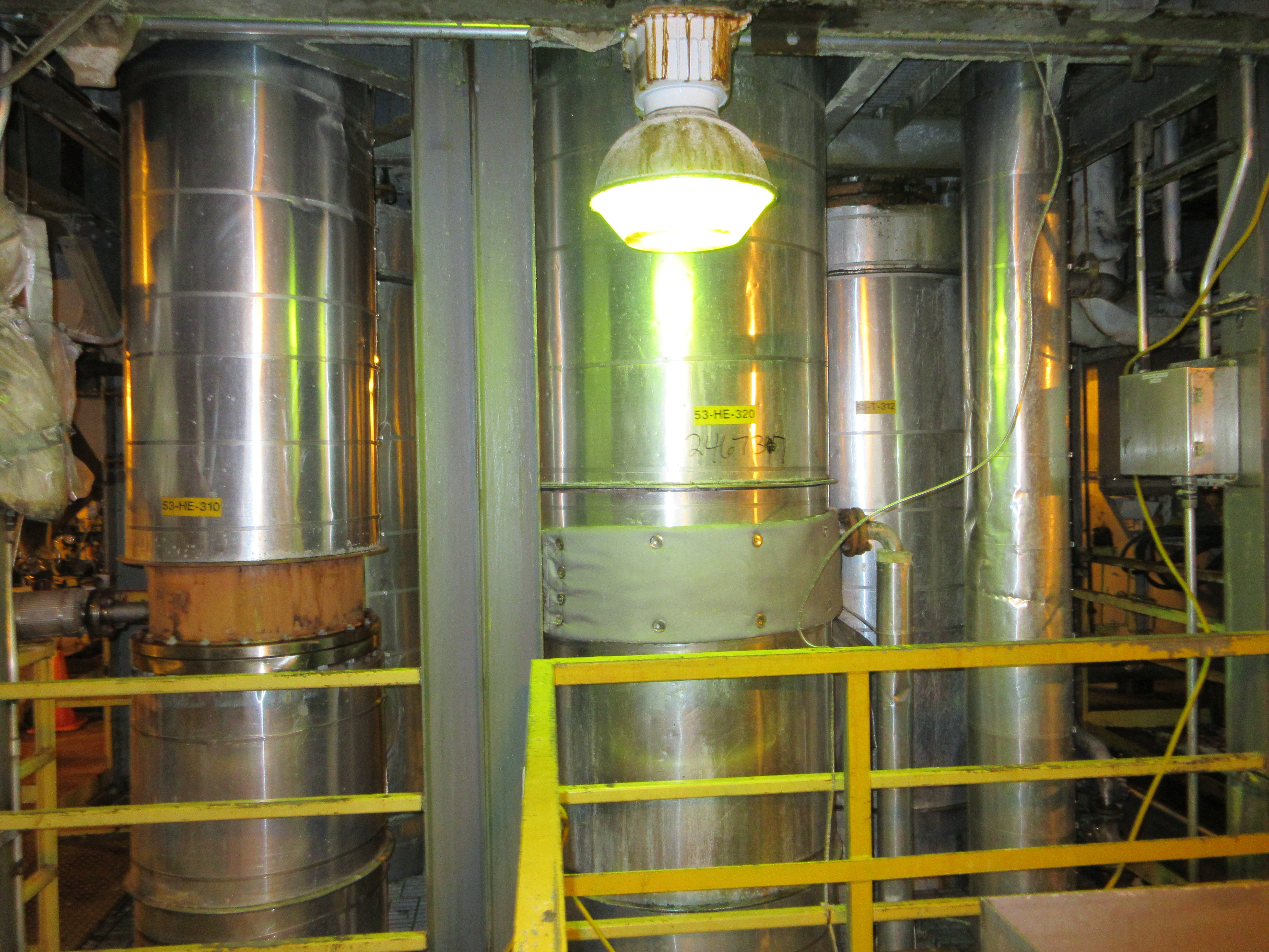  Stainless Steel 316 Rising/Falling Film Evaporator 6,765 kg/h (14,915 lb/h) For Sale - IPP# 246737