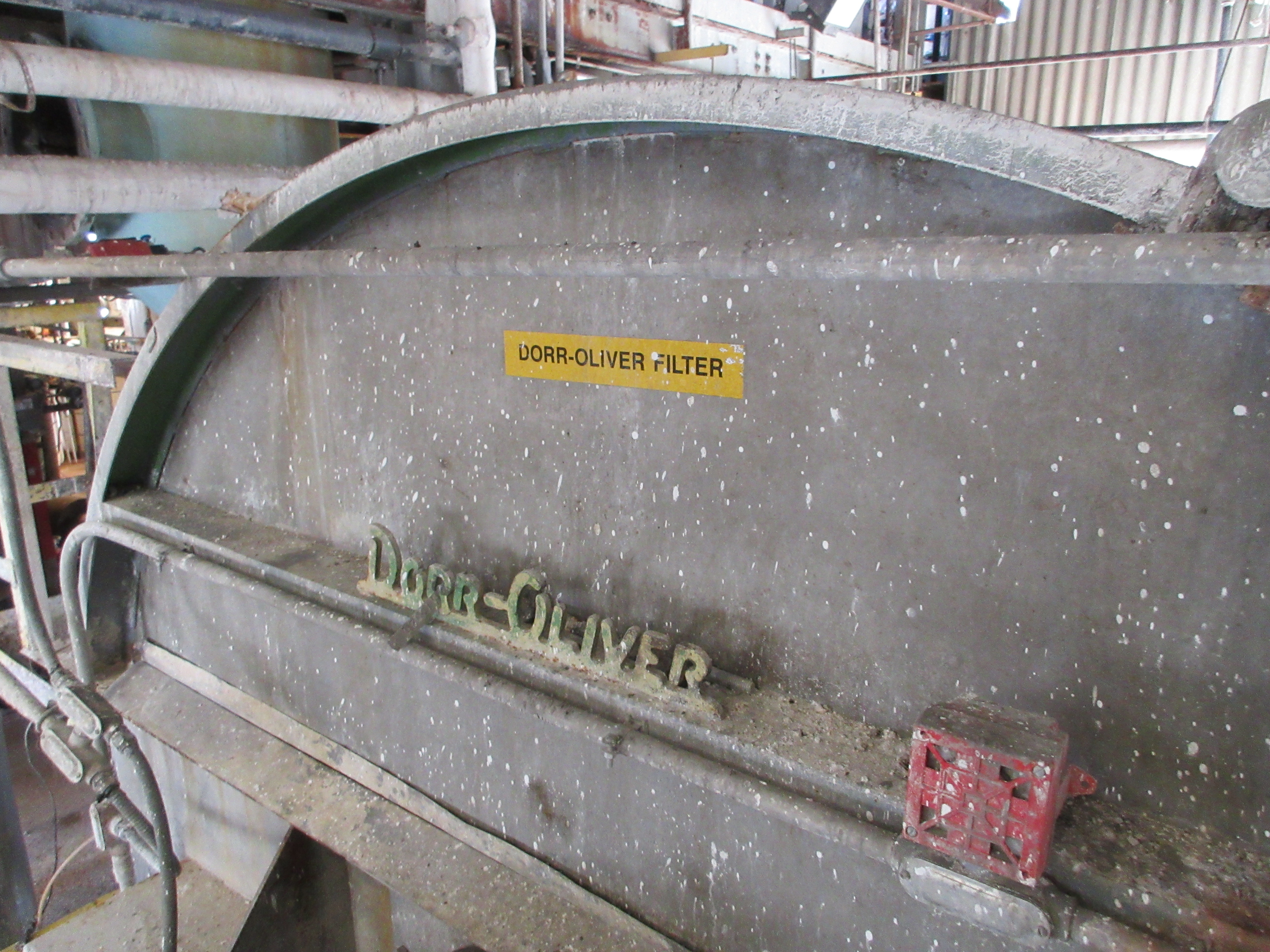  Carbon Steel Rotary Vacuum Filter 19.5 m² (210 ft²) For Sale - IPP# 246886