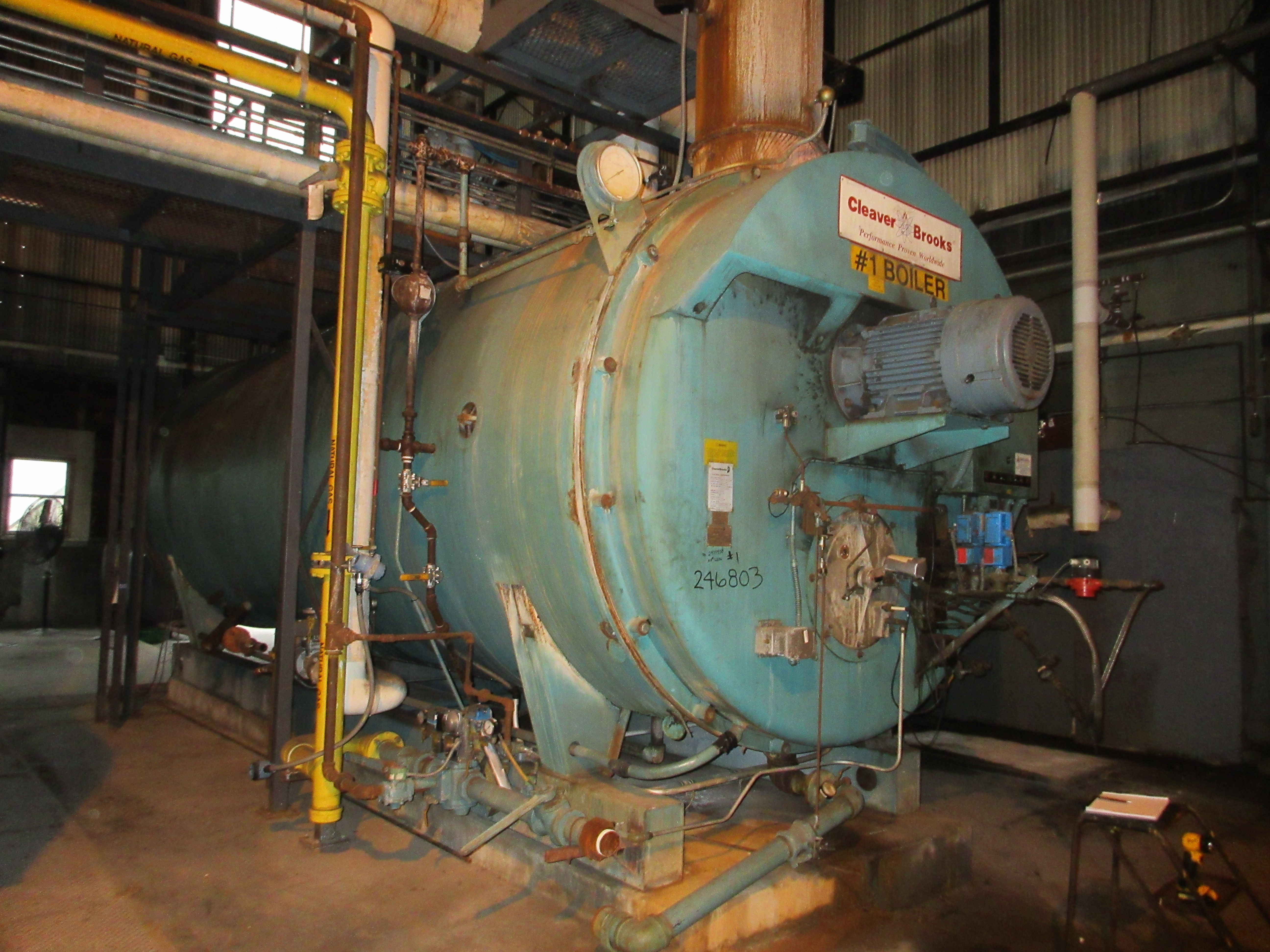 Carbon Steel Cleaver Brooks CB200-730-150 Steam Boiler - IPP# 246803