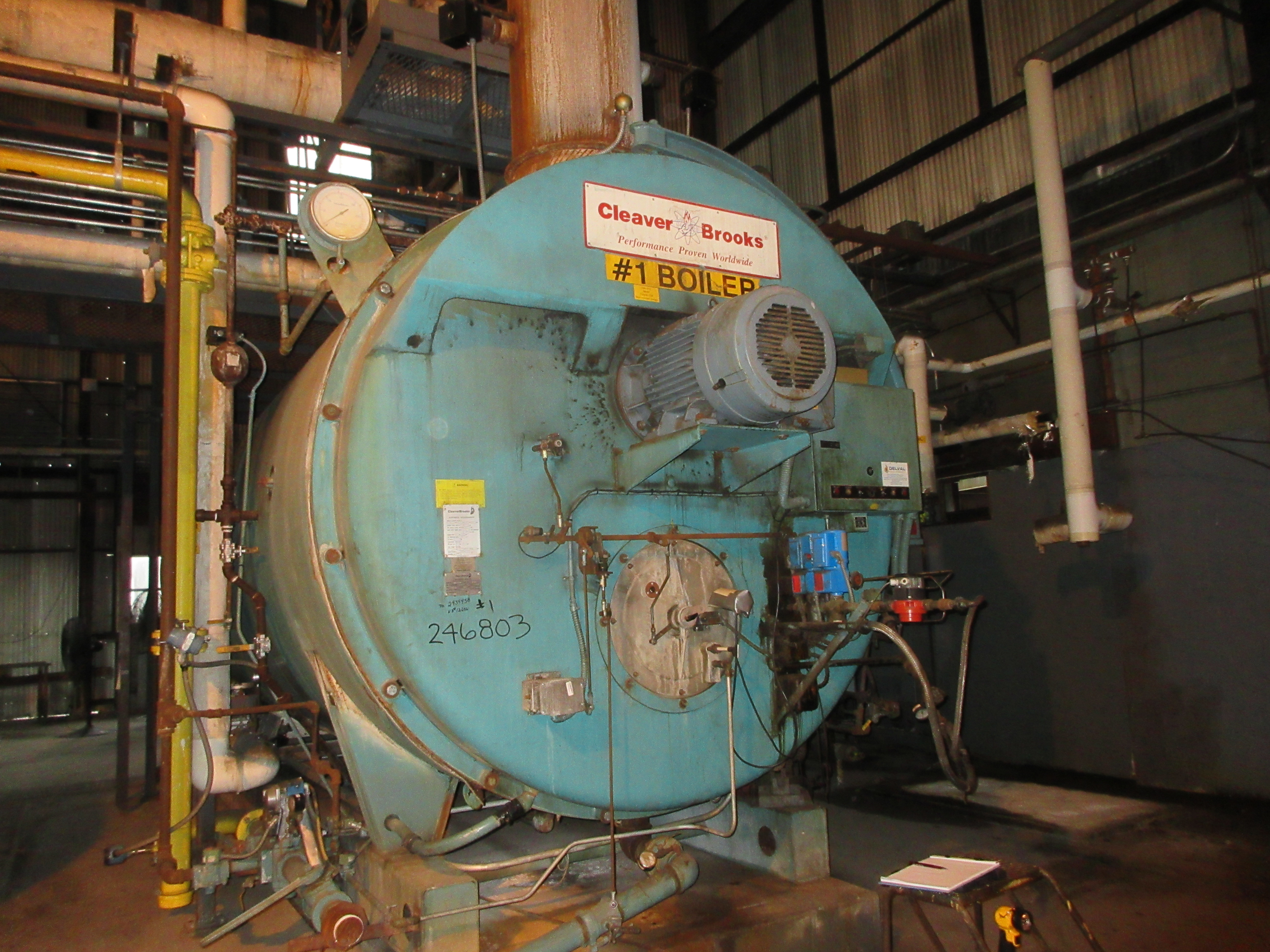 Carbon Steel Cleaver Brooks CB200-730-150 Steam Boiler - IPP# 246803