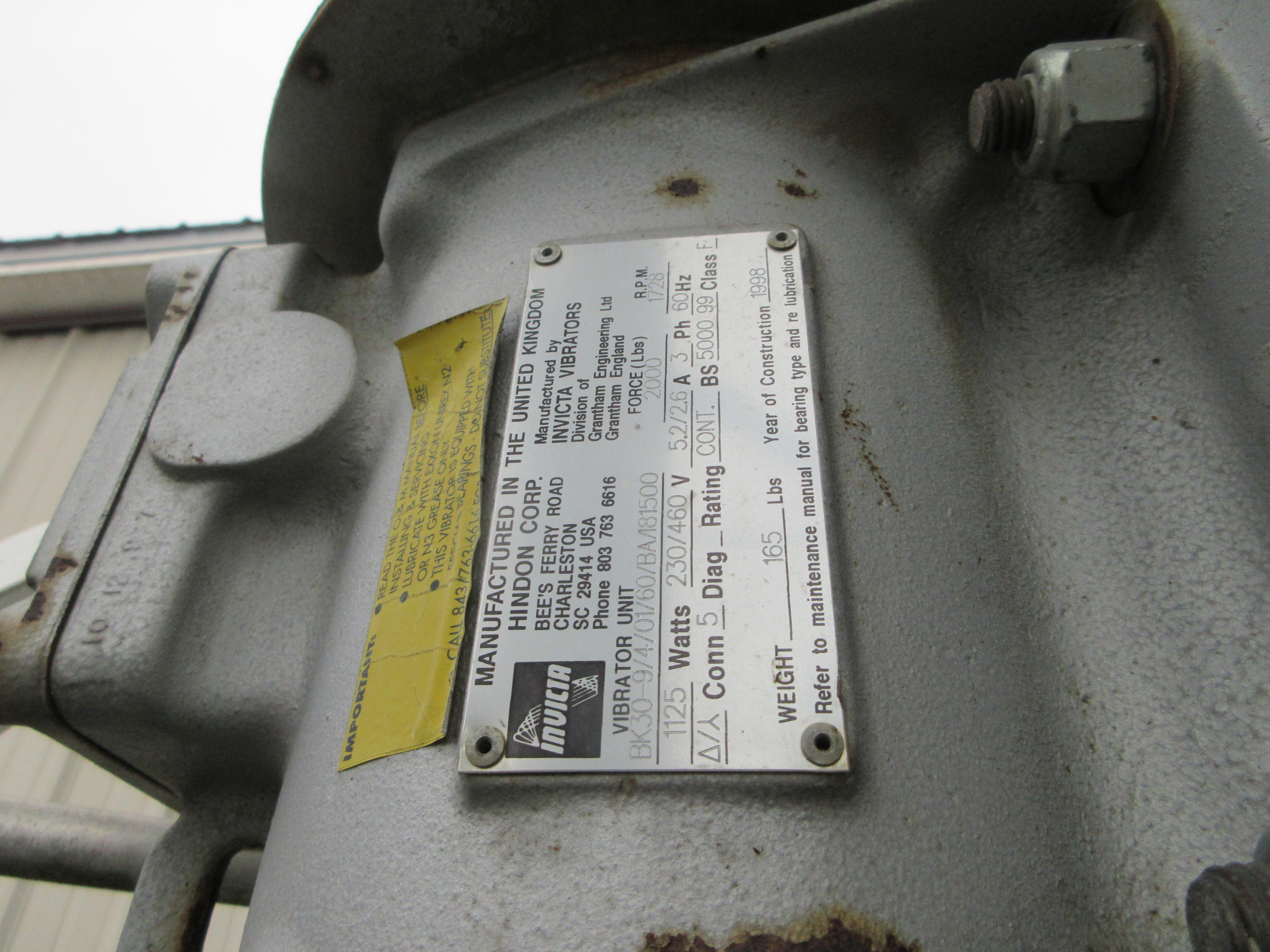 Carbon Steel Imperial Steel Tank Company 60 40 11-00 x 51-9 Bin - IPP# 246818