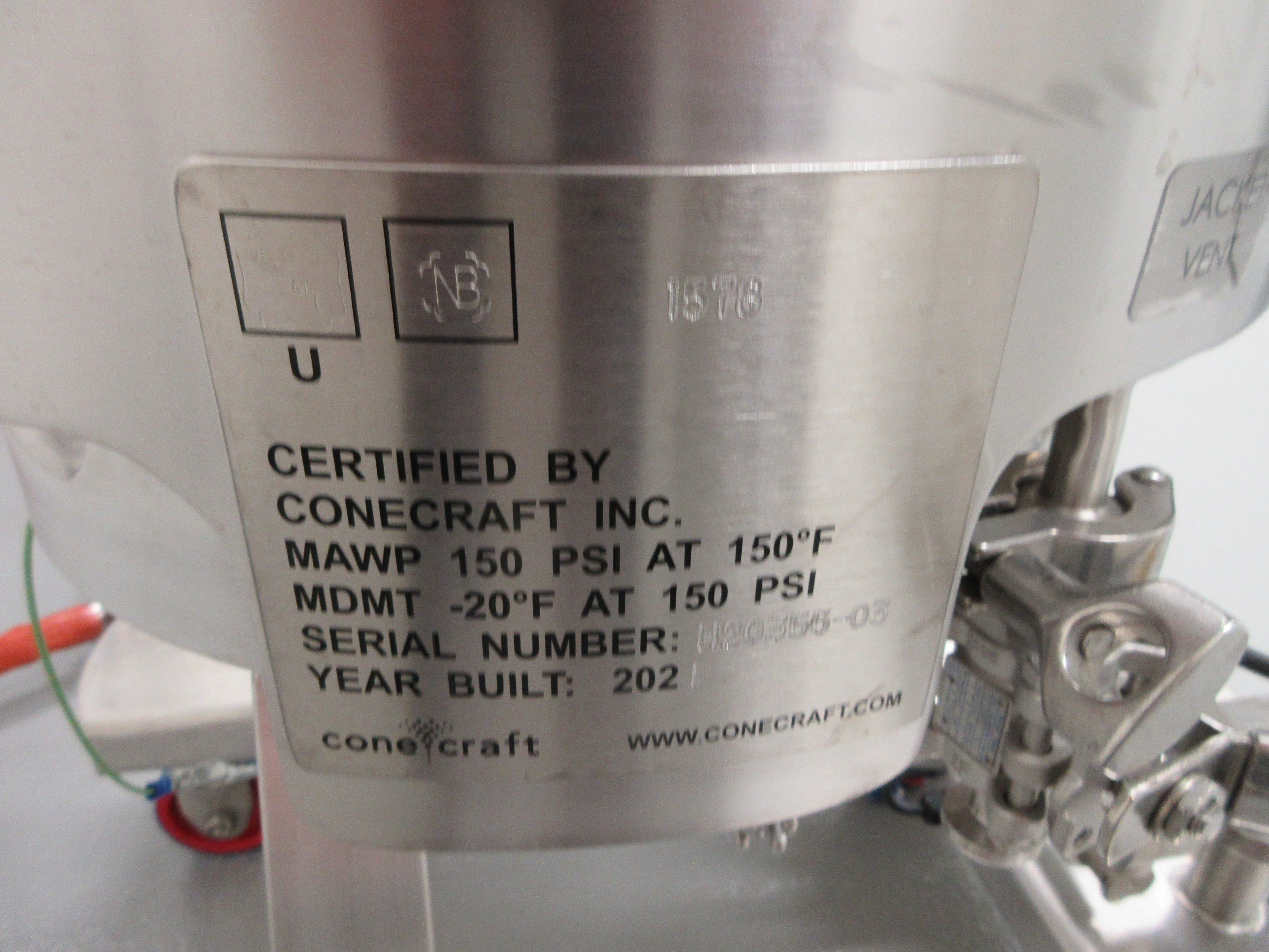 Single Use Mixing Tank with Dimple Jacket and Touchscreen Control - IPP# 247094