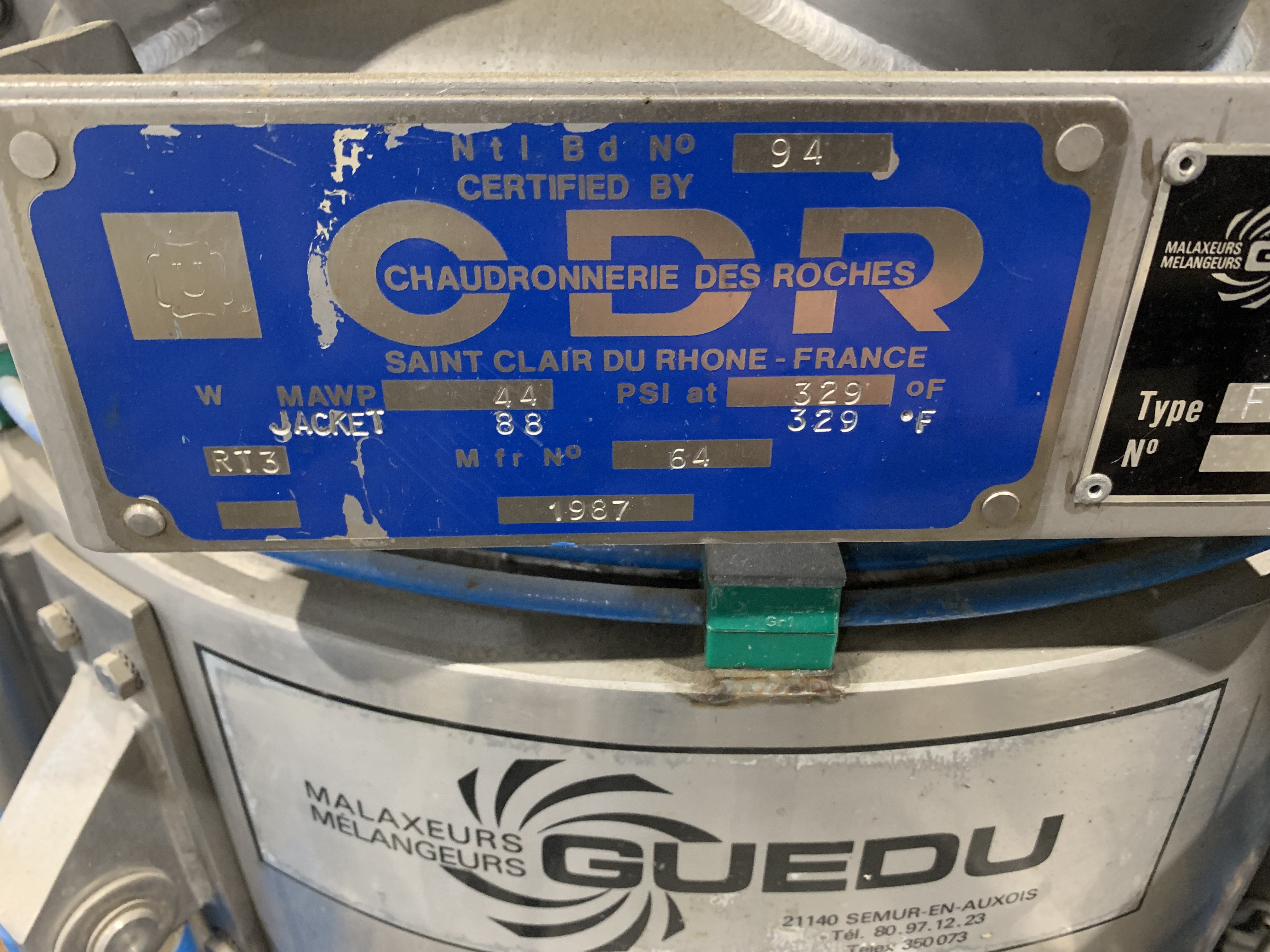 Stainless Steel 316 Guedu Filtre Pilote Rosenmund and Cogiem Filter Dryer - IPP# 247146