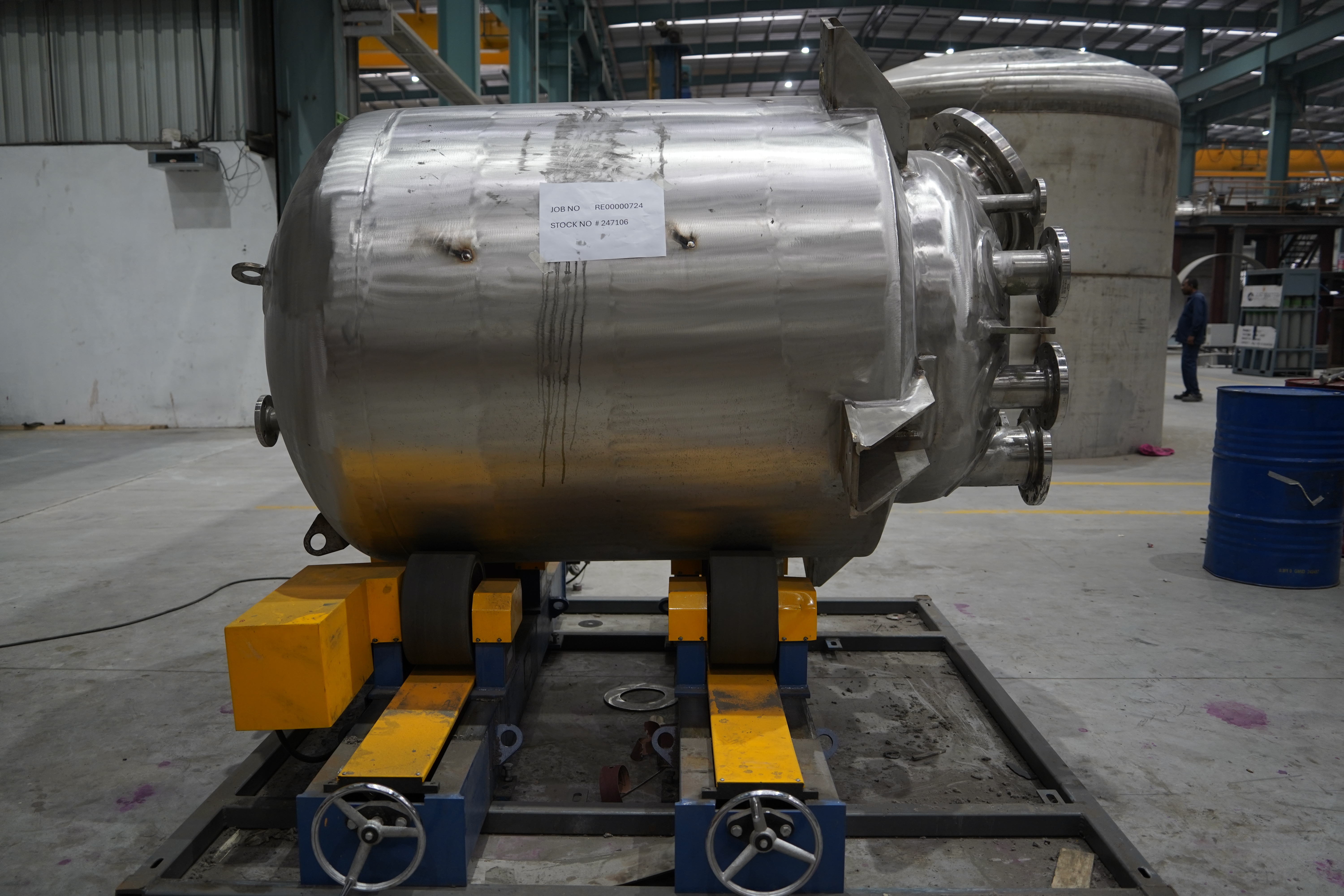 Reactor Batch-Type Agitated cGMP New 300 Gallon (1200L) Stainless Steel 316L - IPP# 247106
