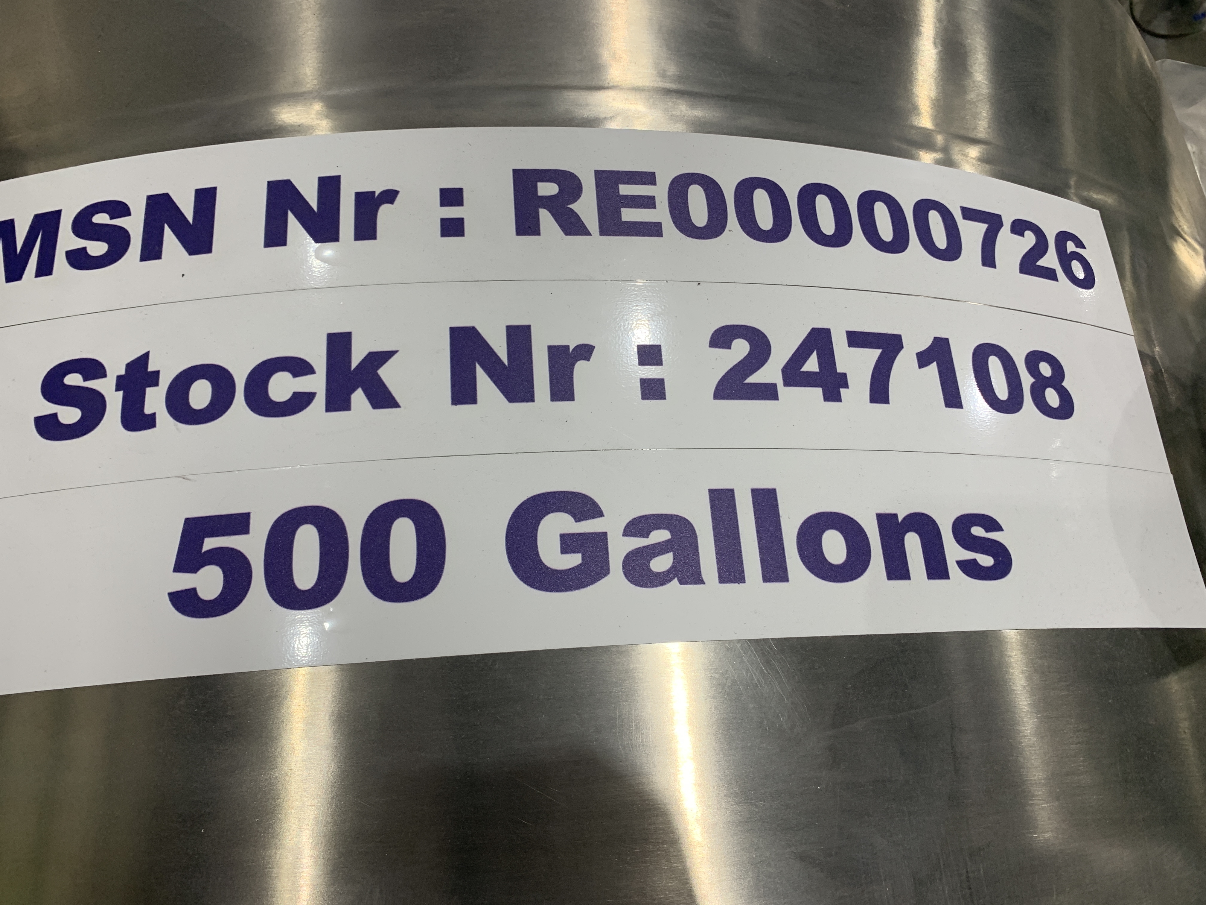 New Stainless Steel 316L Gale Process Solutions Batch-Type Agitated Reactor