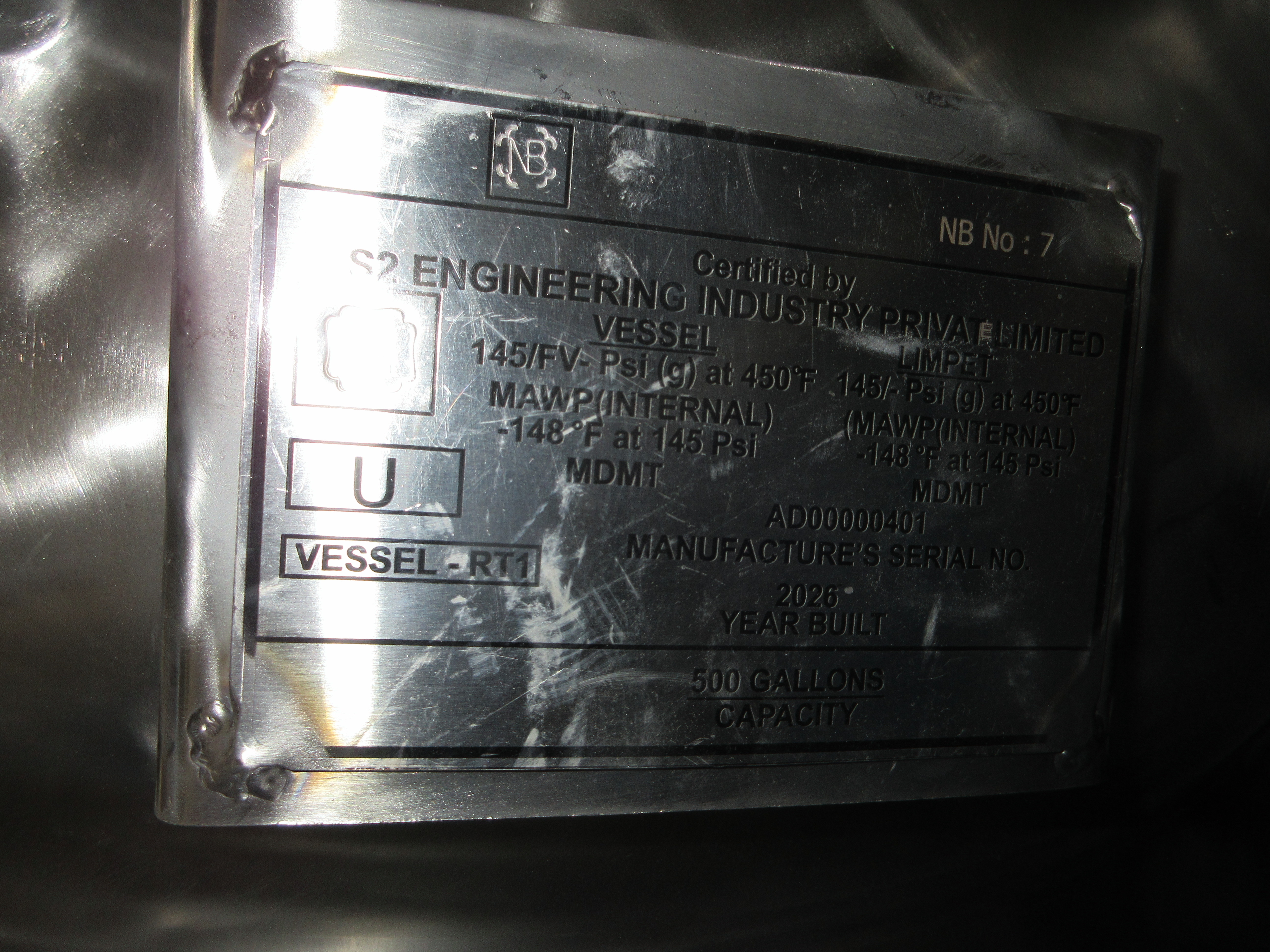 New Hastelloy - C22 Gale Process Solutions Batch-Type Agitated Reactor - IPP# 247110
