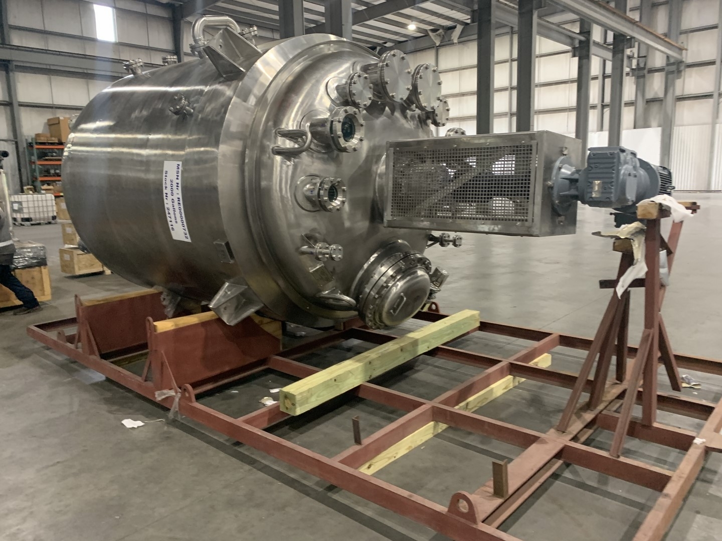 New Stainless Steel 316L Gale Process Solutions Batch-Type Agitated Reactor - IPP# 247116