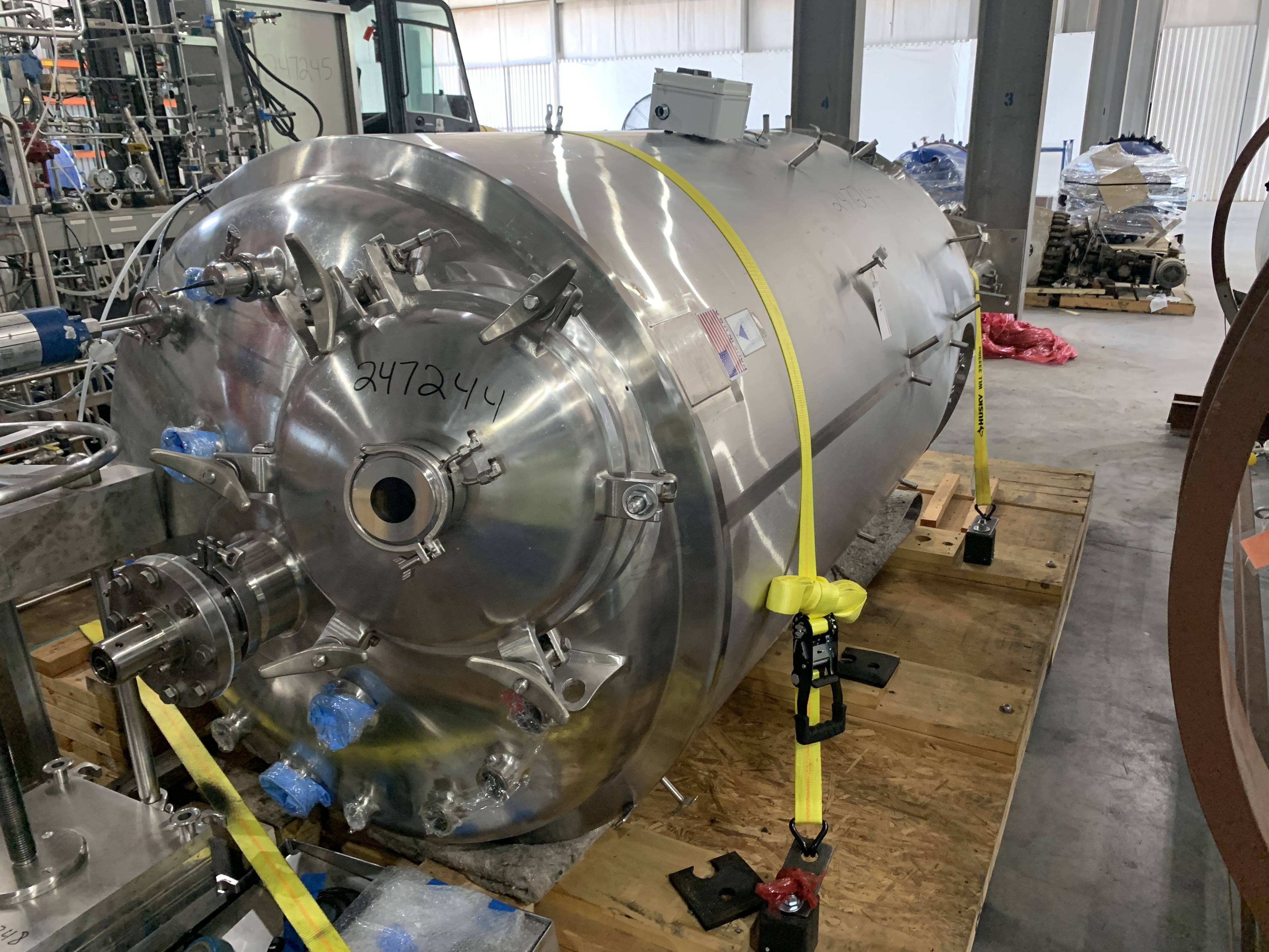 Polished Sanitary Stainless Steel 316L Precision Stainless  Batch-Type Agitated Reactor - IPP# 247244