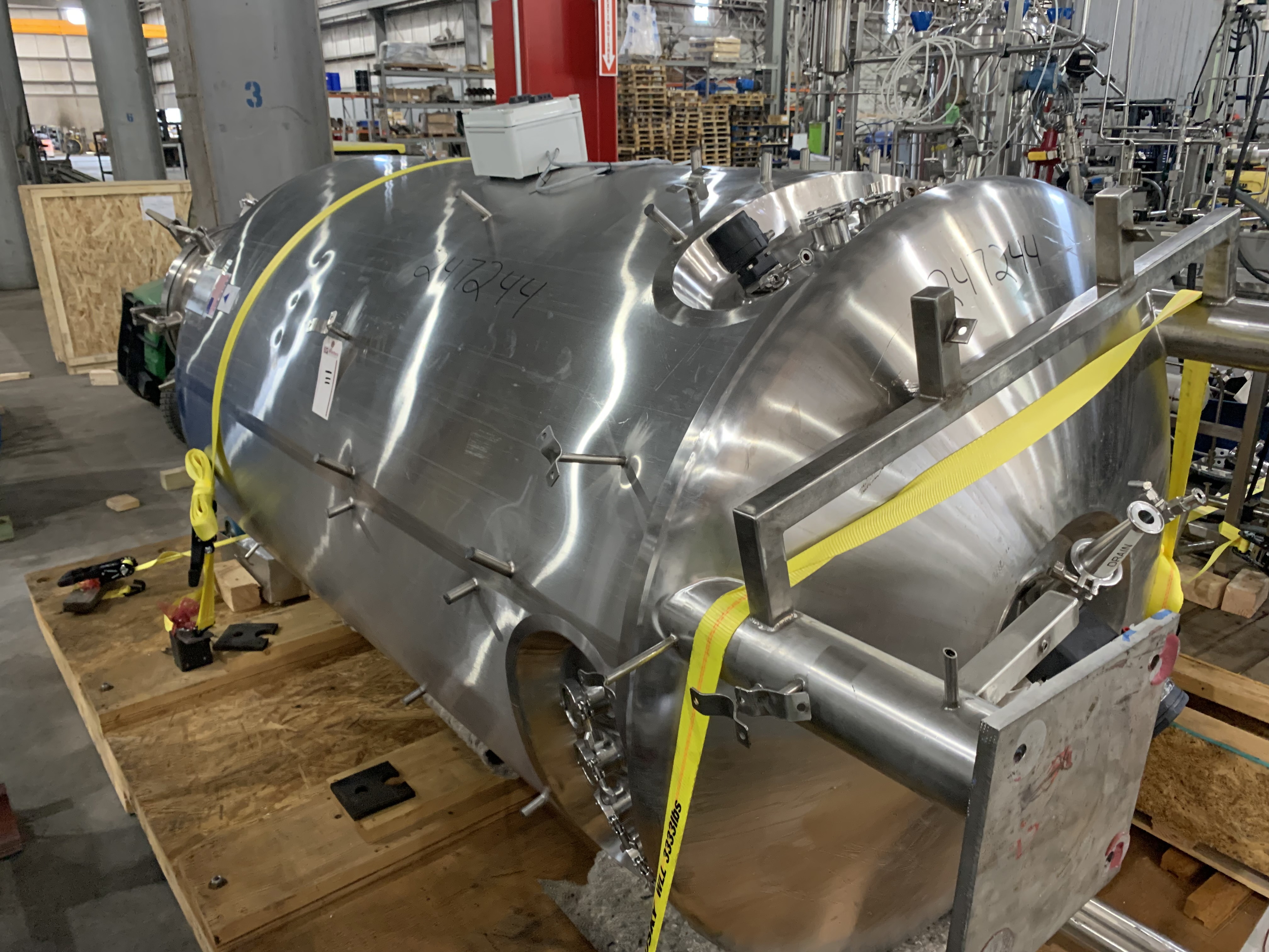 Polished Sanitary Stainless Steel 316L Precision Stainless  Batch-Type Agitated Reactor - IPP# 247244