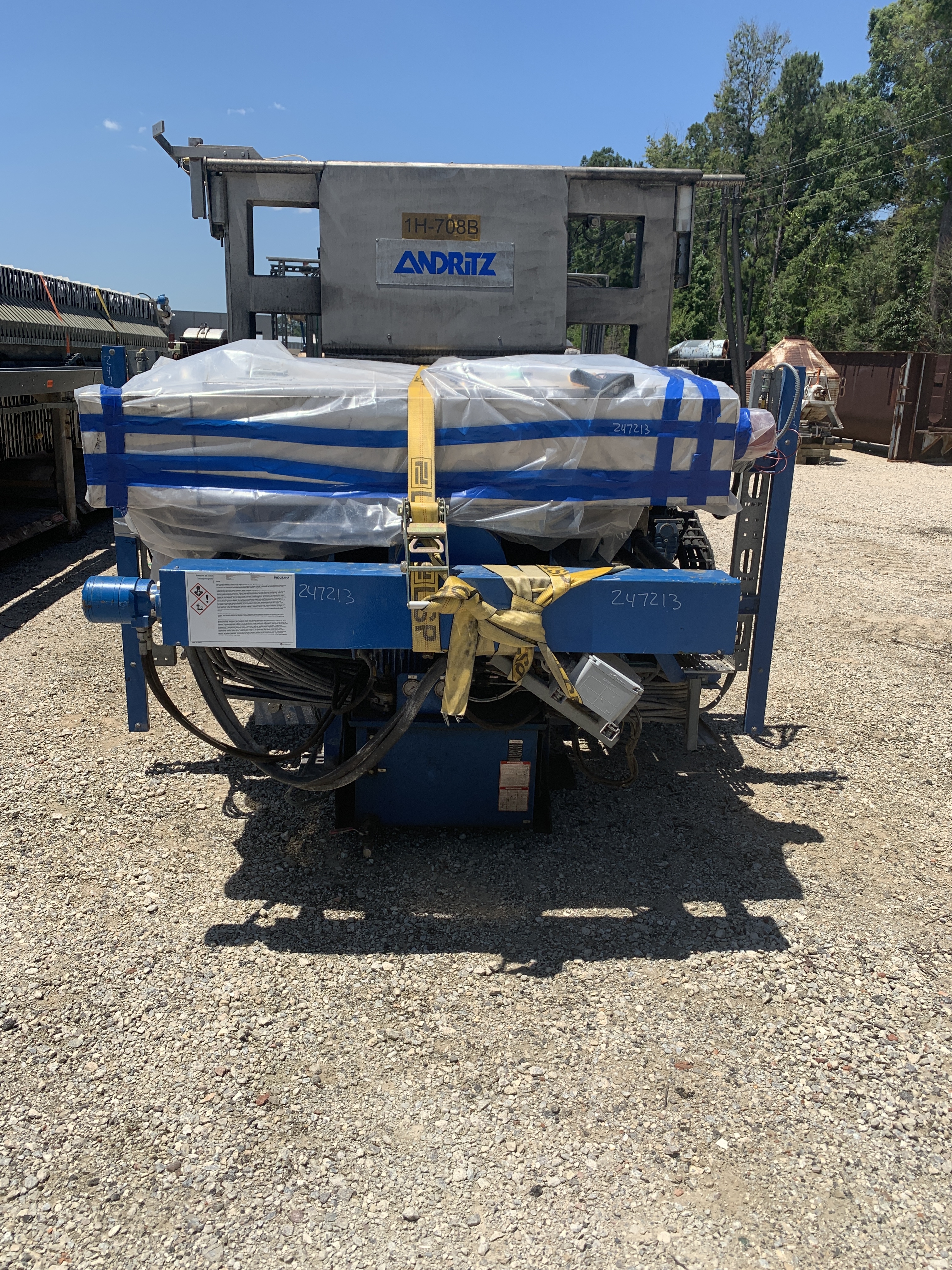 Filter Press, 532 Sq.Ft. filtration Area, Polypropylene Plates, Manufactured by Andritz - IPP# 247213