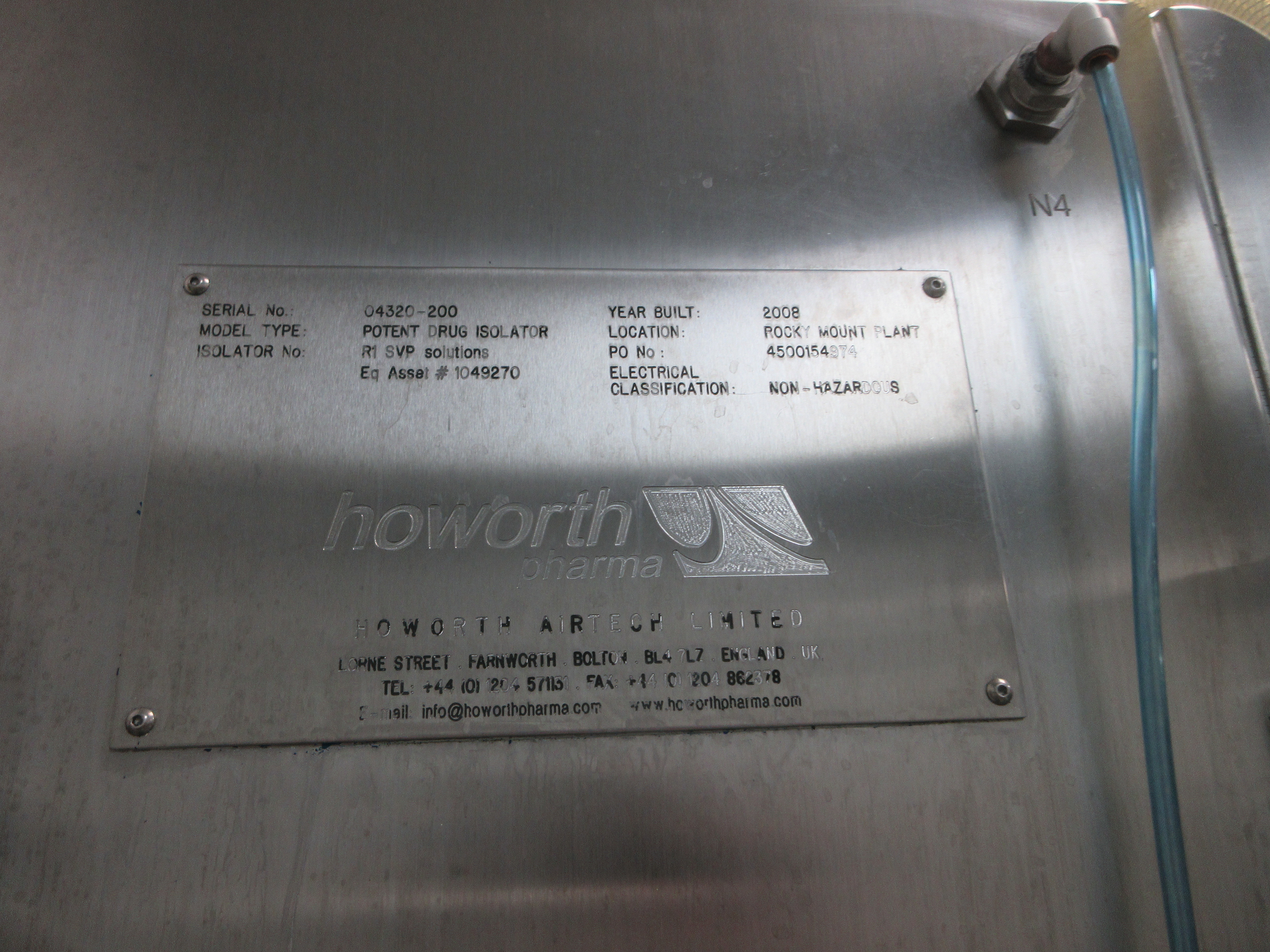 Stainless Steel 316L Potent Drug Isolator - IPP# 247392